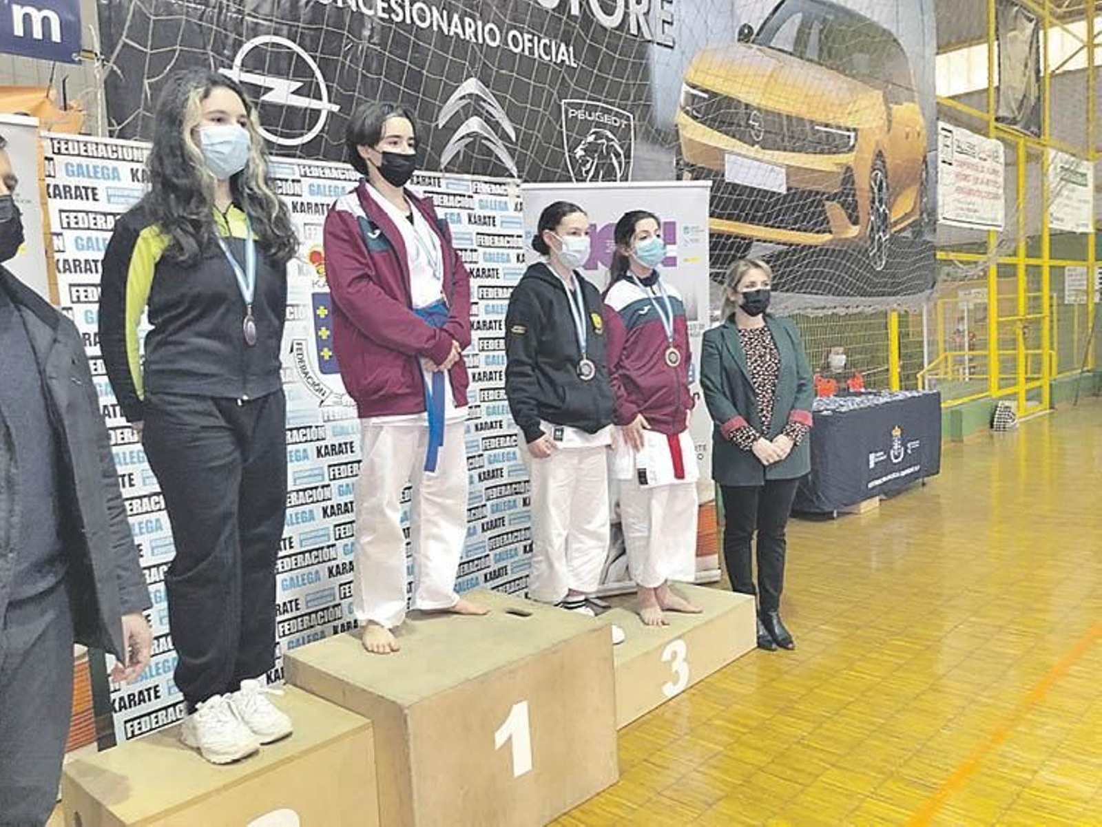 Mencía Rodríguez, del Club Maceda, logró la plata.