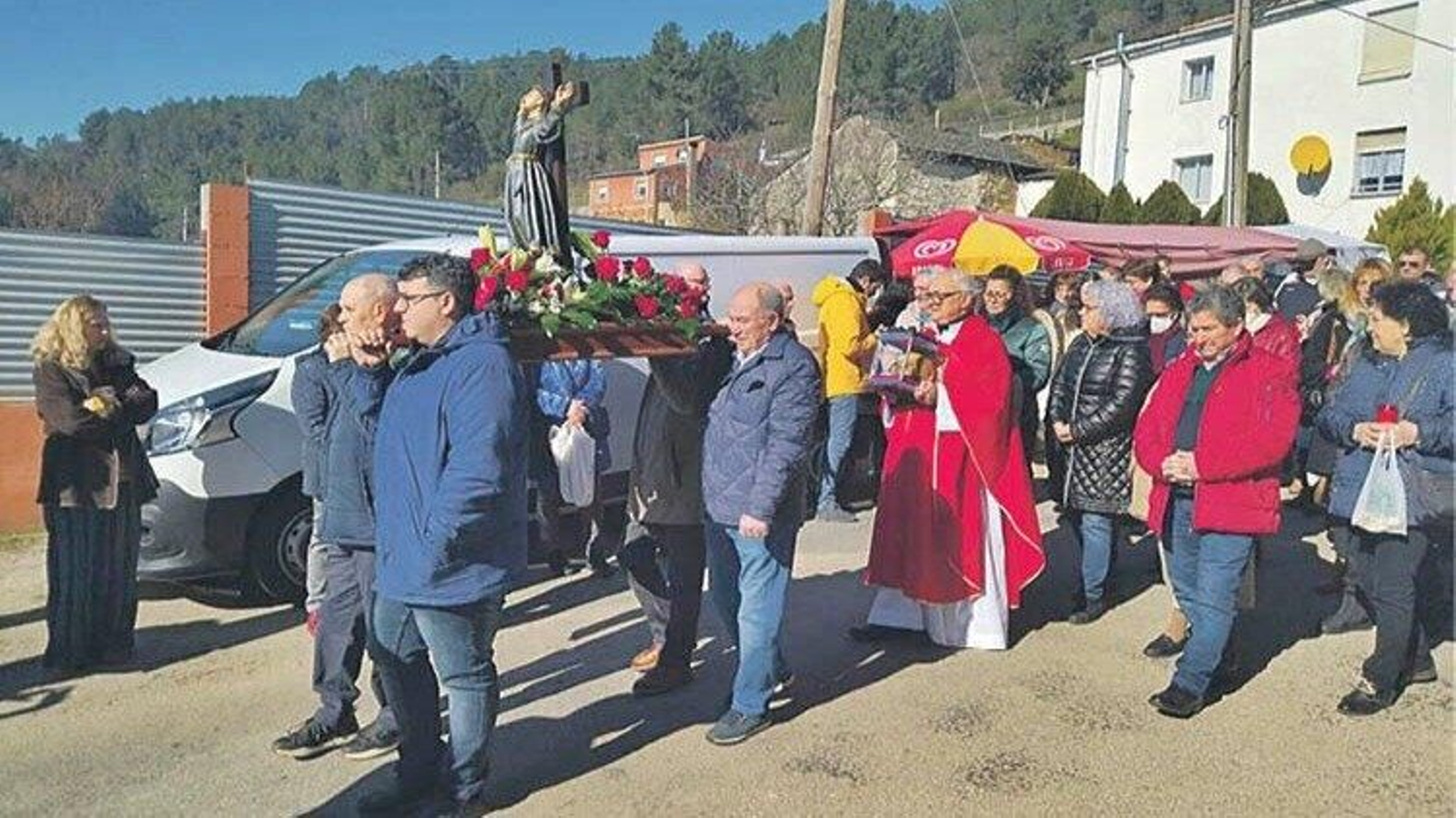 Romería en honor a san Francisco Blanco.