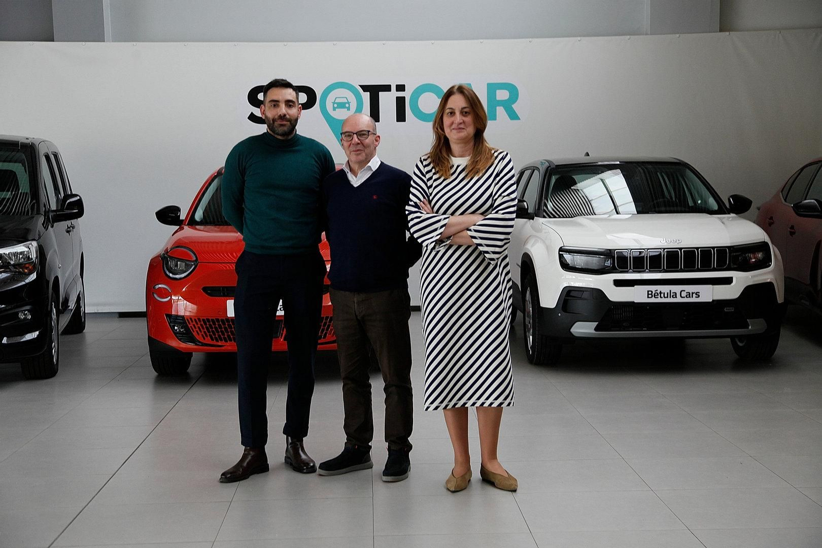 Iván Casado, Alberto Salgado y Susana Soto.