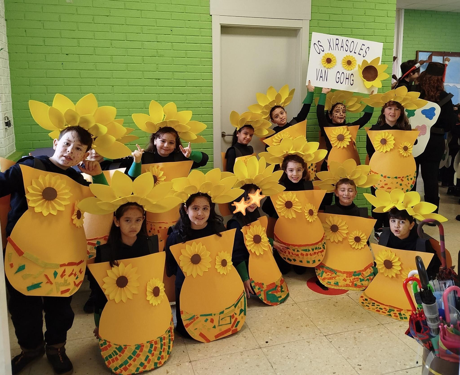 O Entroido no colexio de Ribadavia