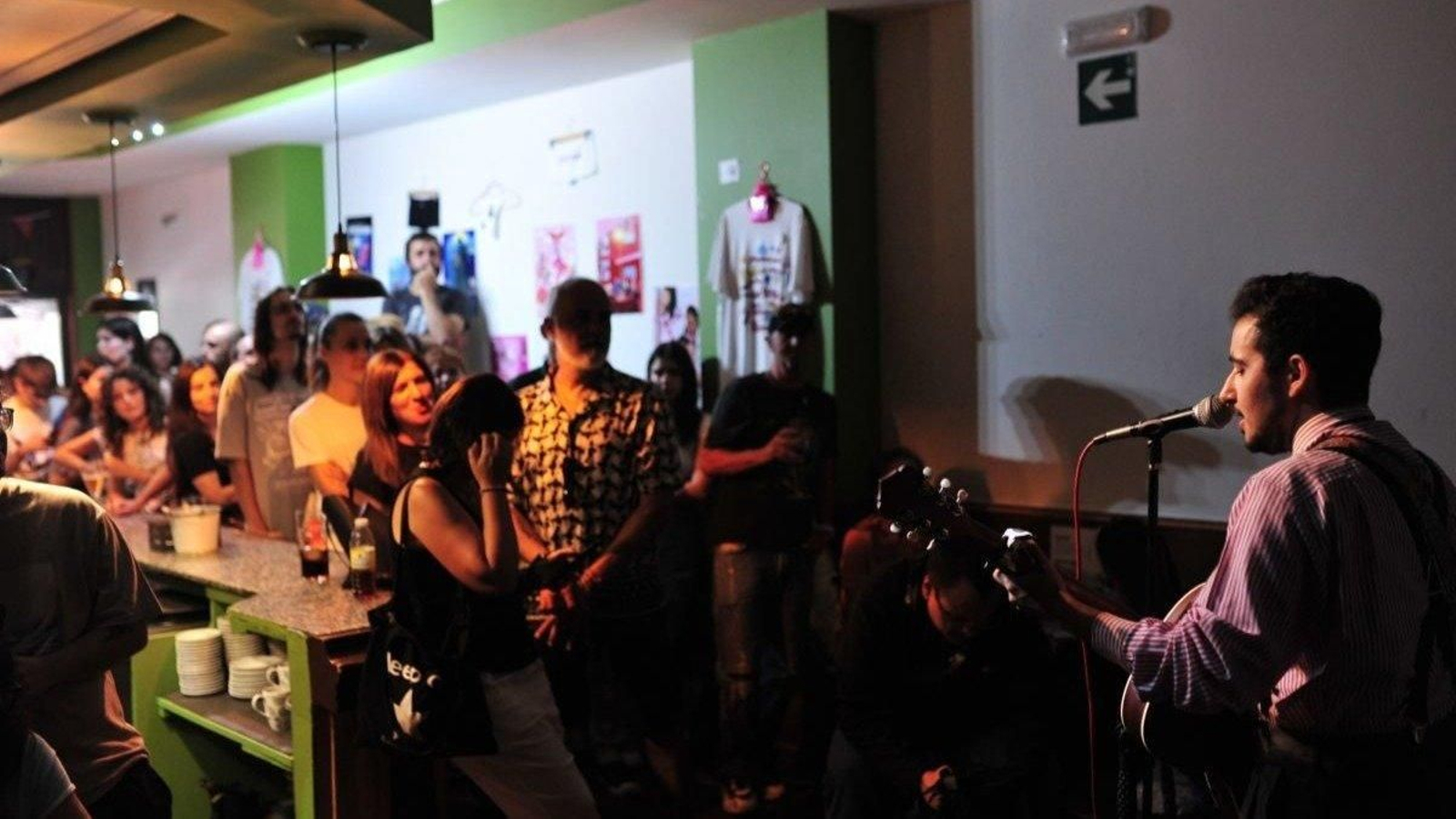 Concierto reivindicativo en el bar Antigua O’Renque. (Foto: José Paz)