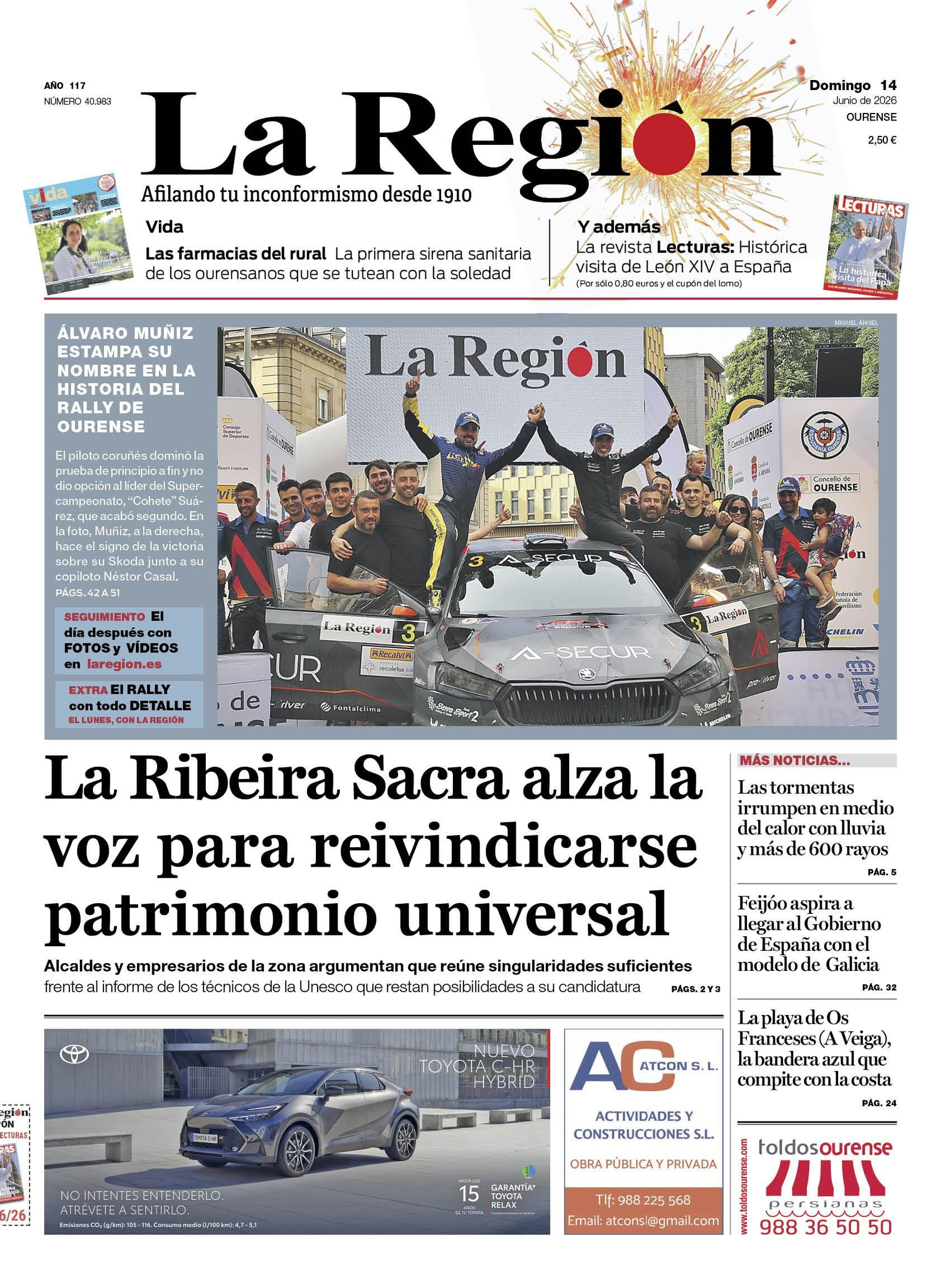 La portada de hoy