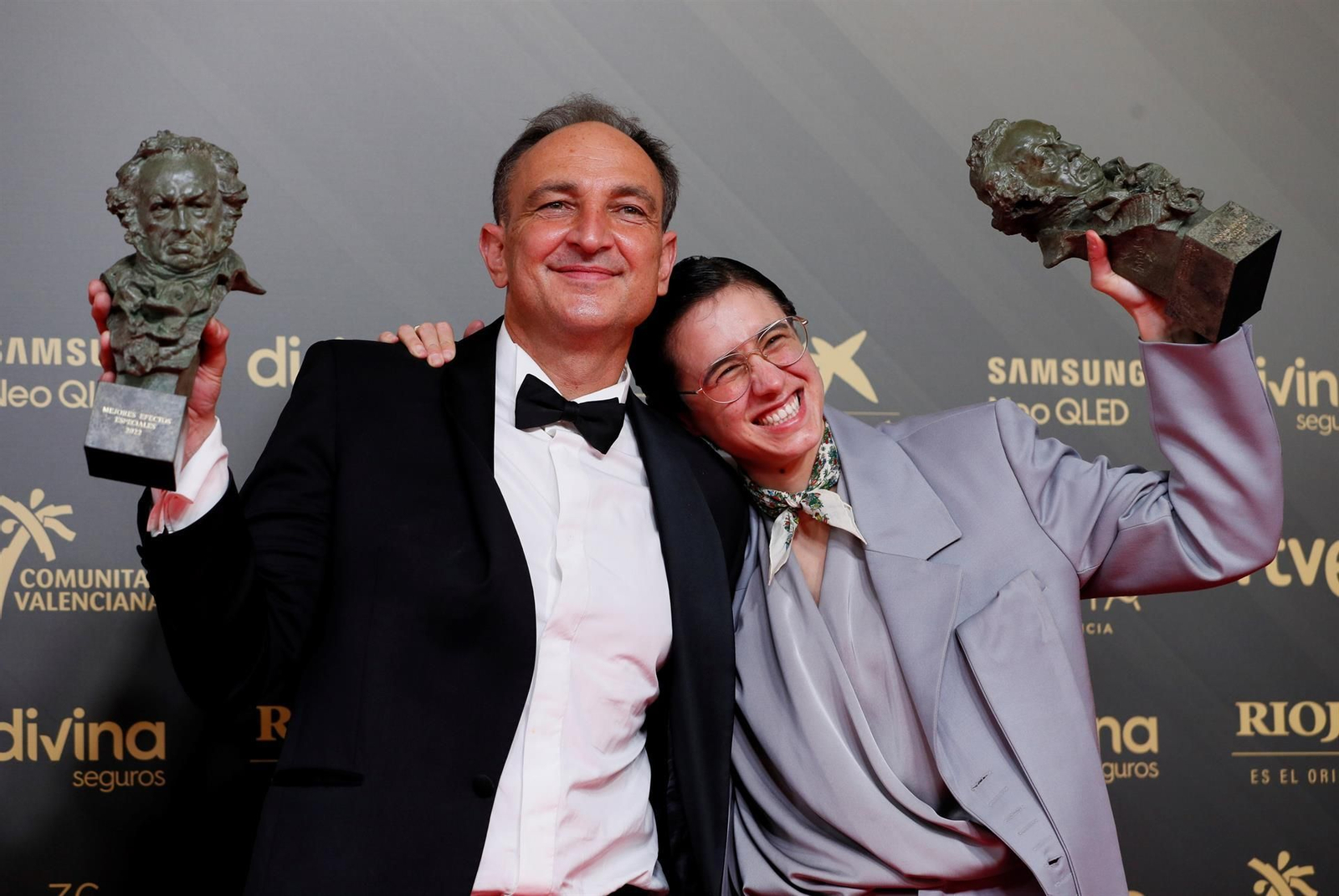 Las imágenes de los premiados en la gala de los Goya