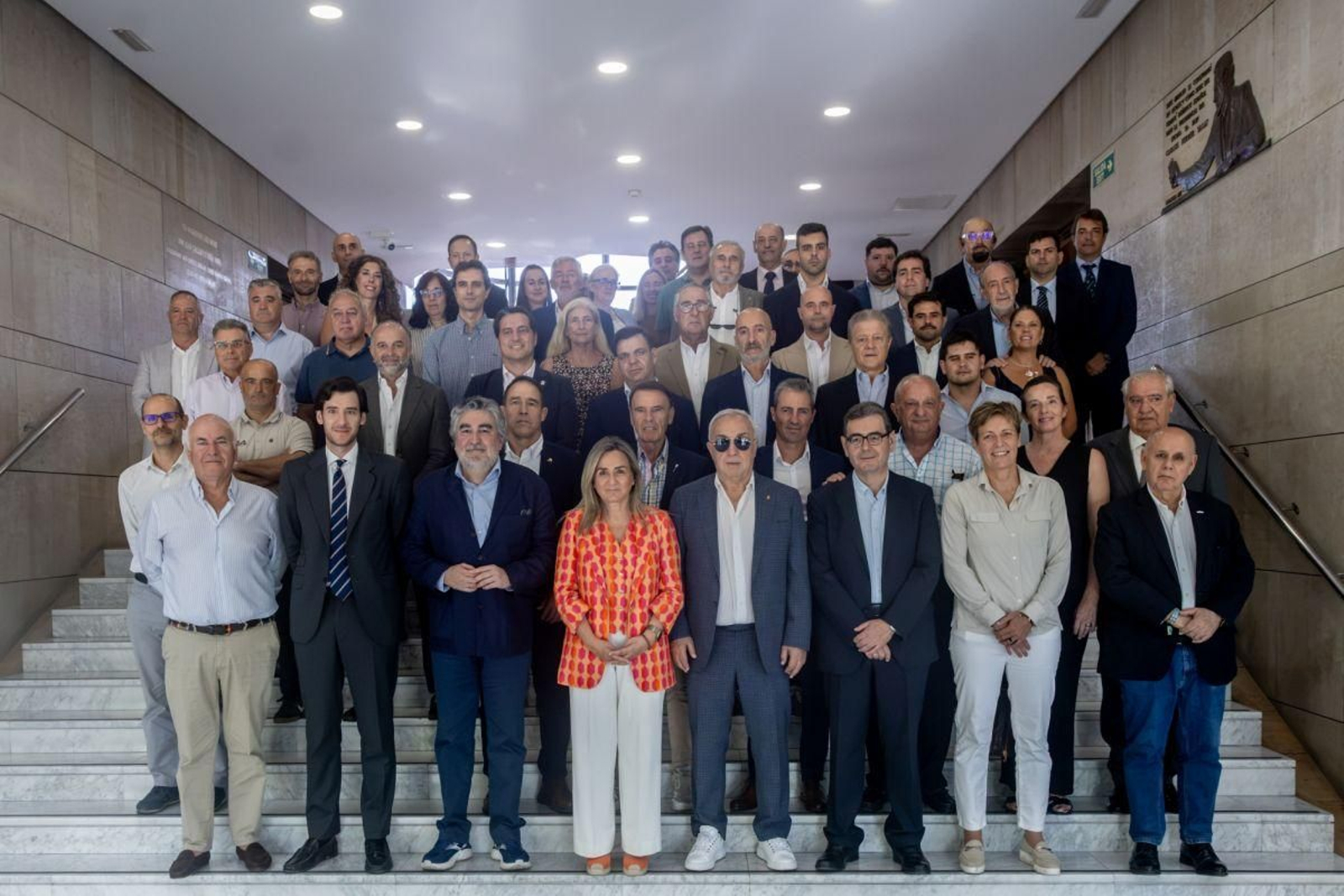 La foto de familia de los representantes federativos.