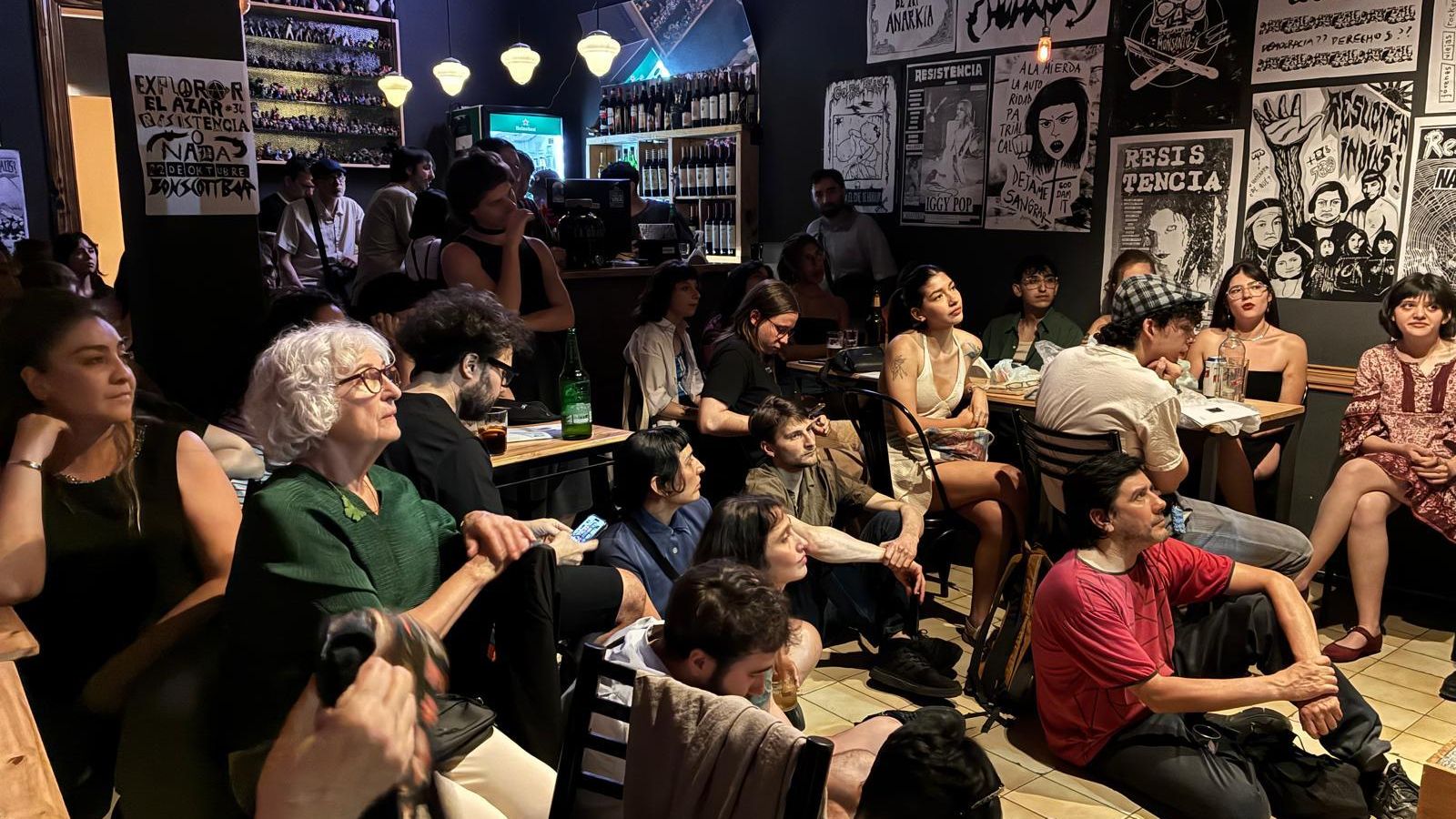 Luz participando en las actividades del Festival