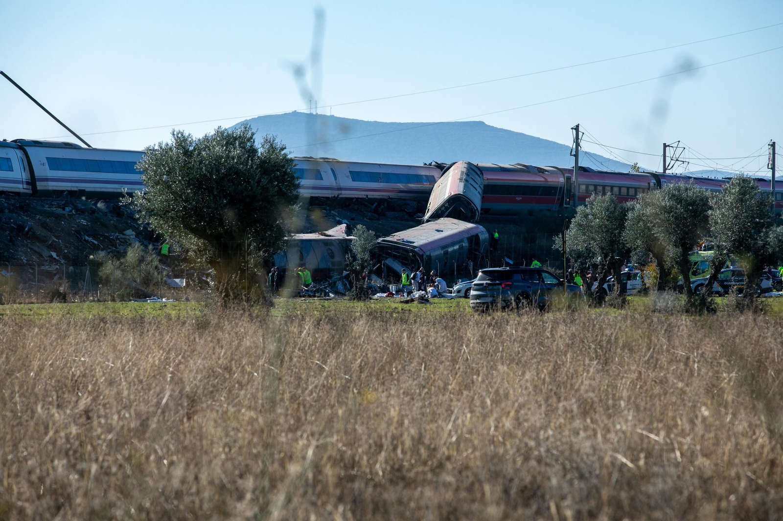 Galería | Las imágenes del grave accidente ferroviario en Toledo: así ha quedado la zona del siniestro