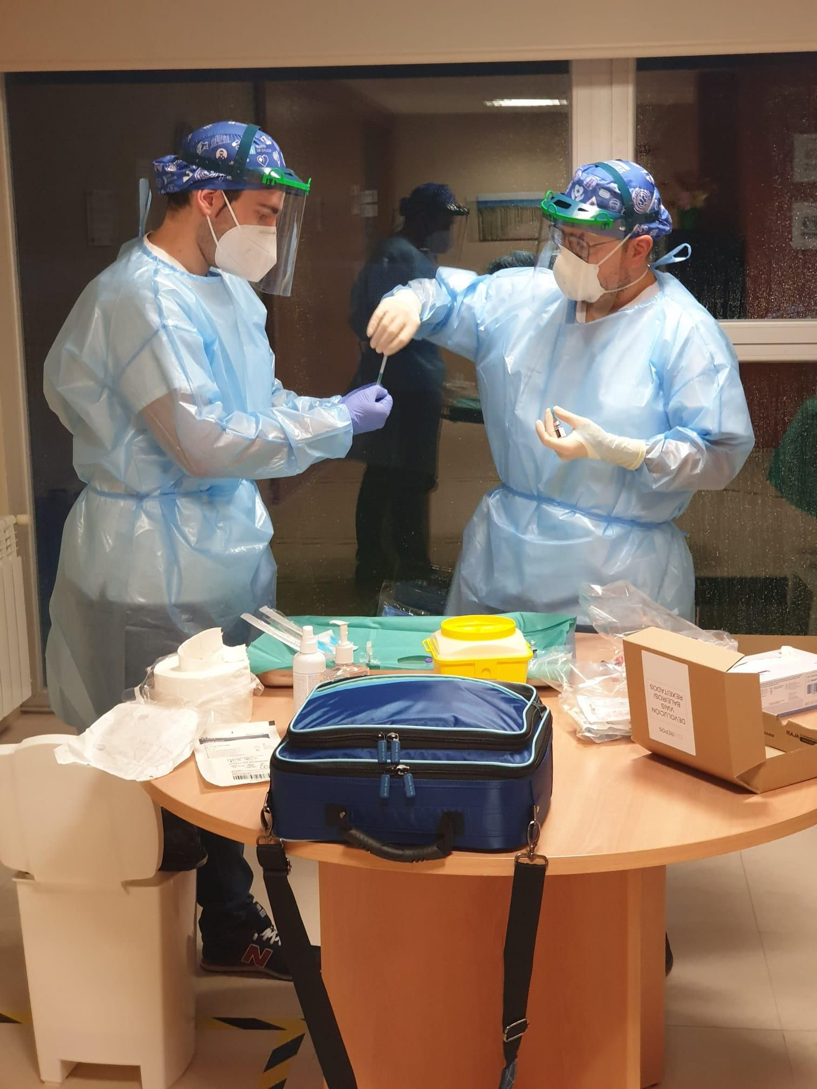 Jornada de vacunación en la residencia Luces do SIl.