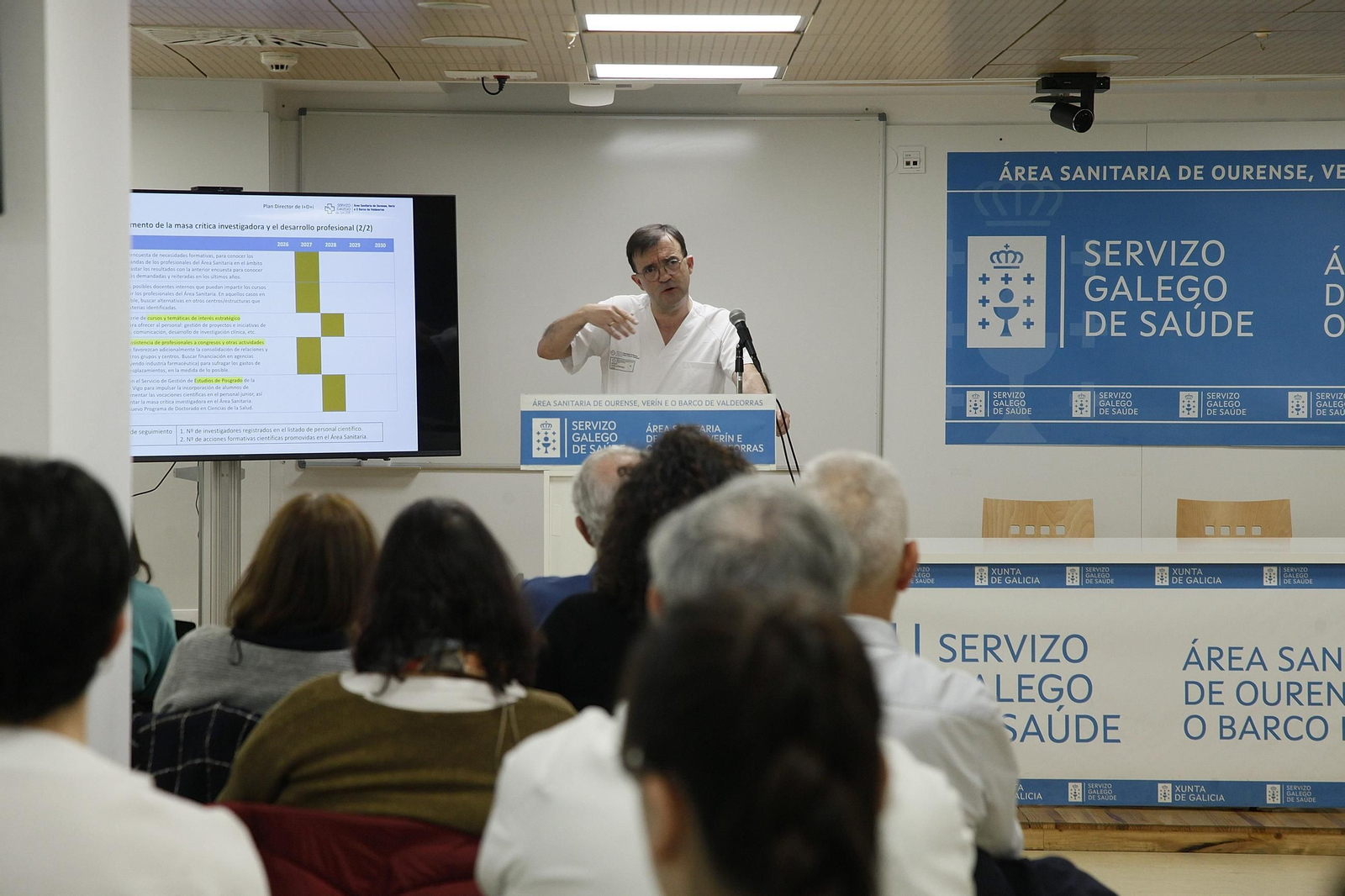 Joaquín Cubiella en la presentación del Plan Director 2026-2030