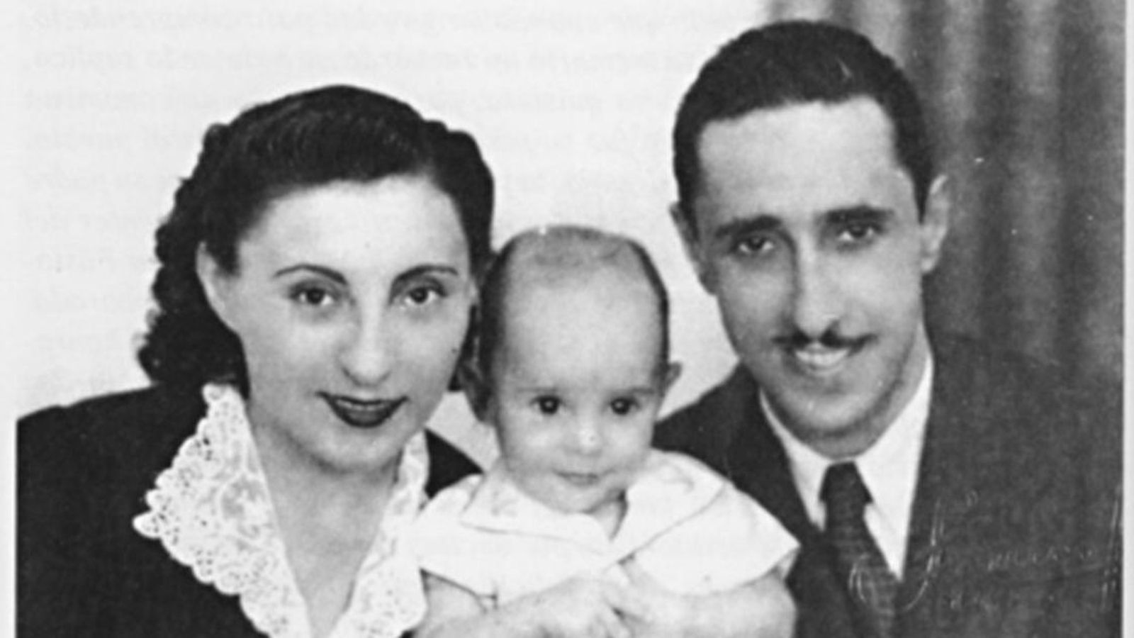 José, Concha y su primer hijo|Archivo: Lois P. Leira