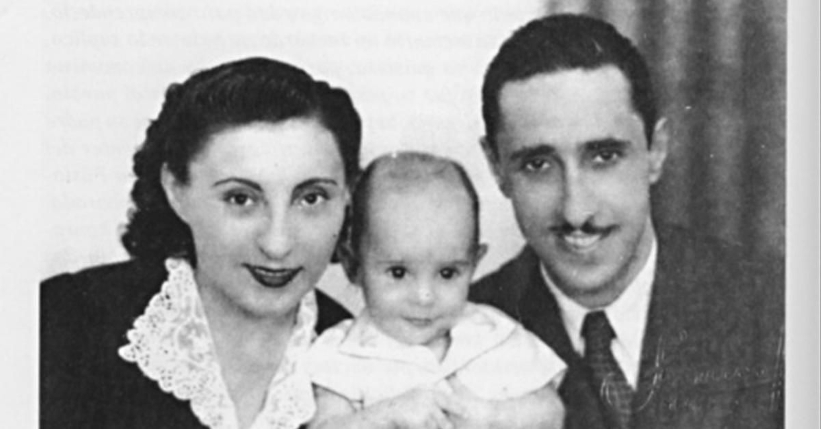 José, Concha y su primer hijo|Archivo: Lois P. Leira