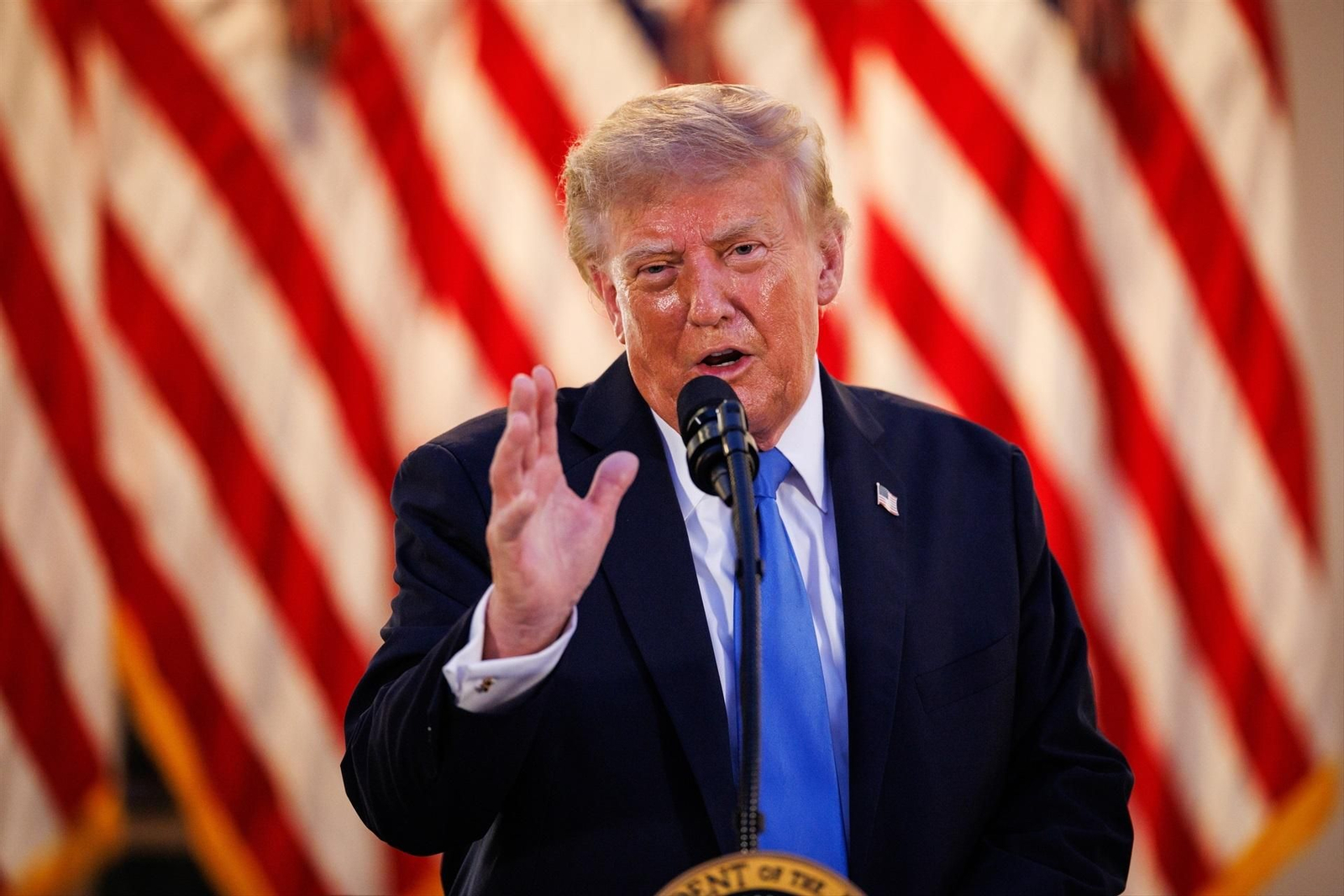 El presidente de Estados Unidos, Donald Trump