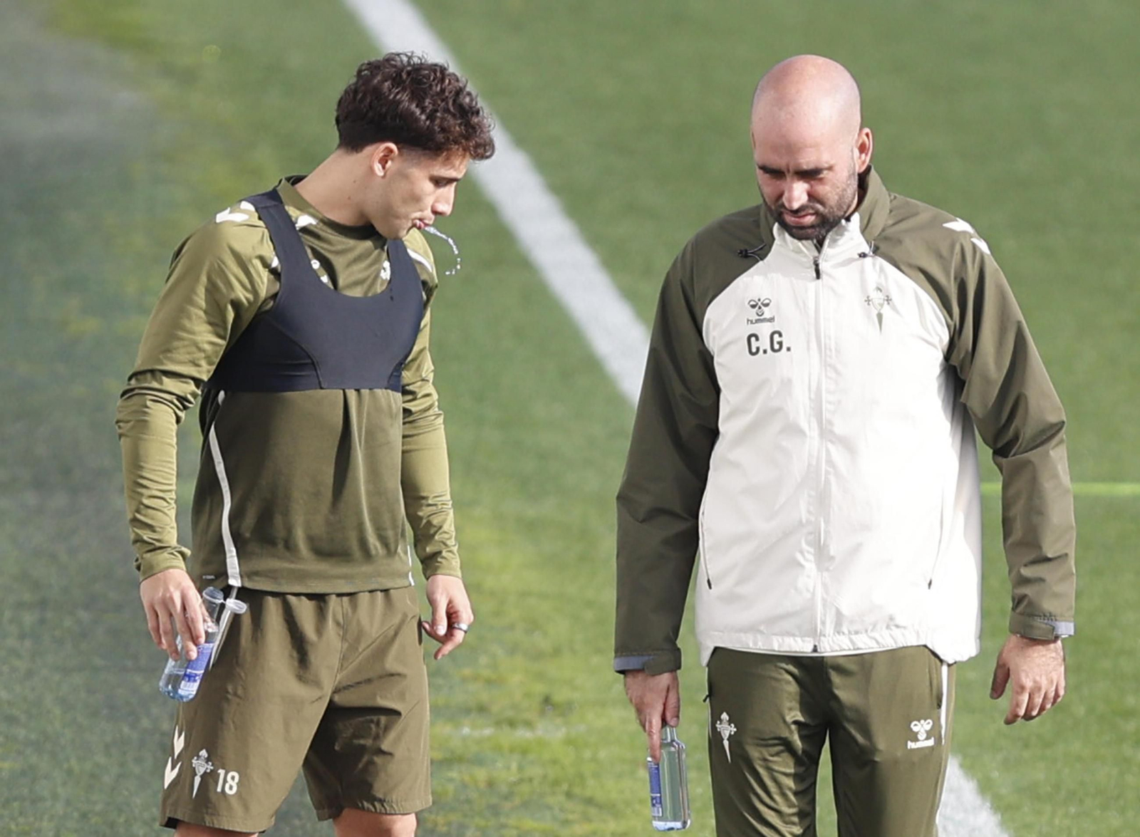 Galería | El Celta entrena en Afouteza antes del partido contra el Barcelona