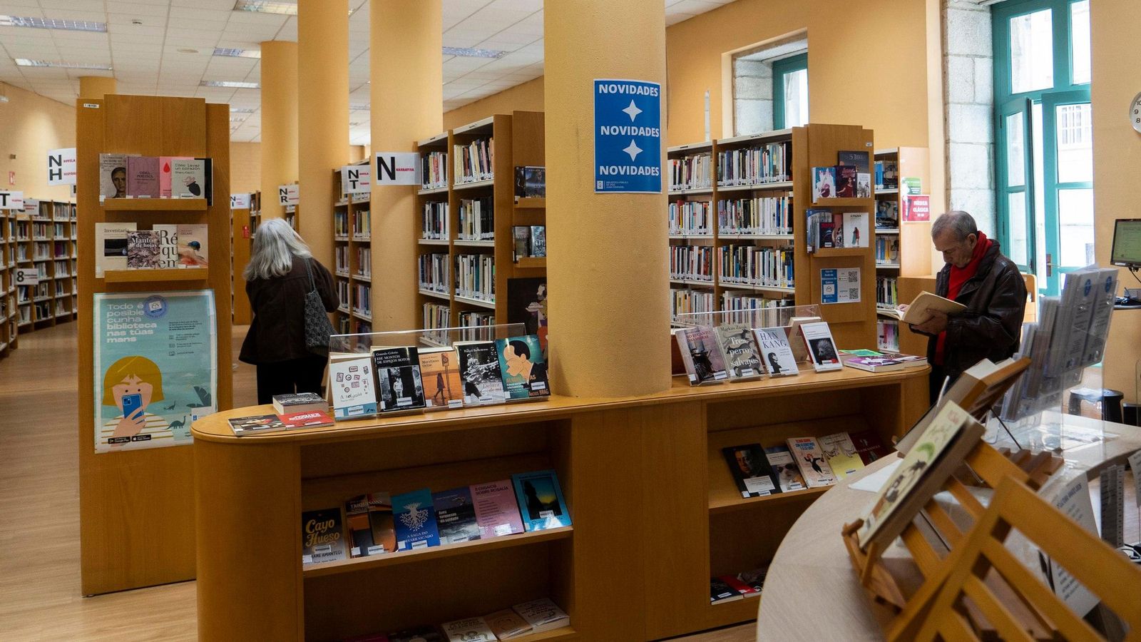 La biblioteca central Juan Compañel, de la Xunta, prestó más de 200.000 libros el año pasado.