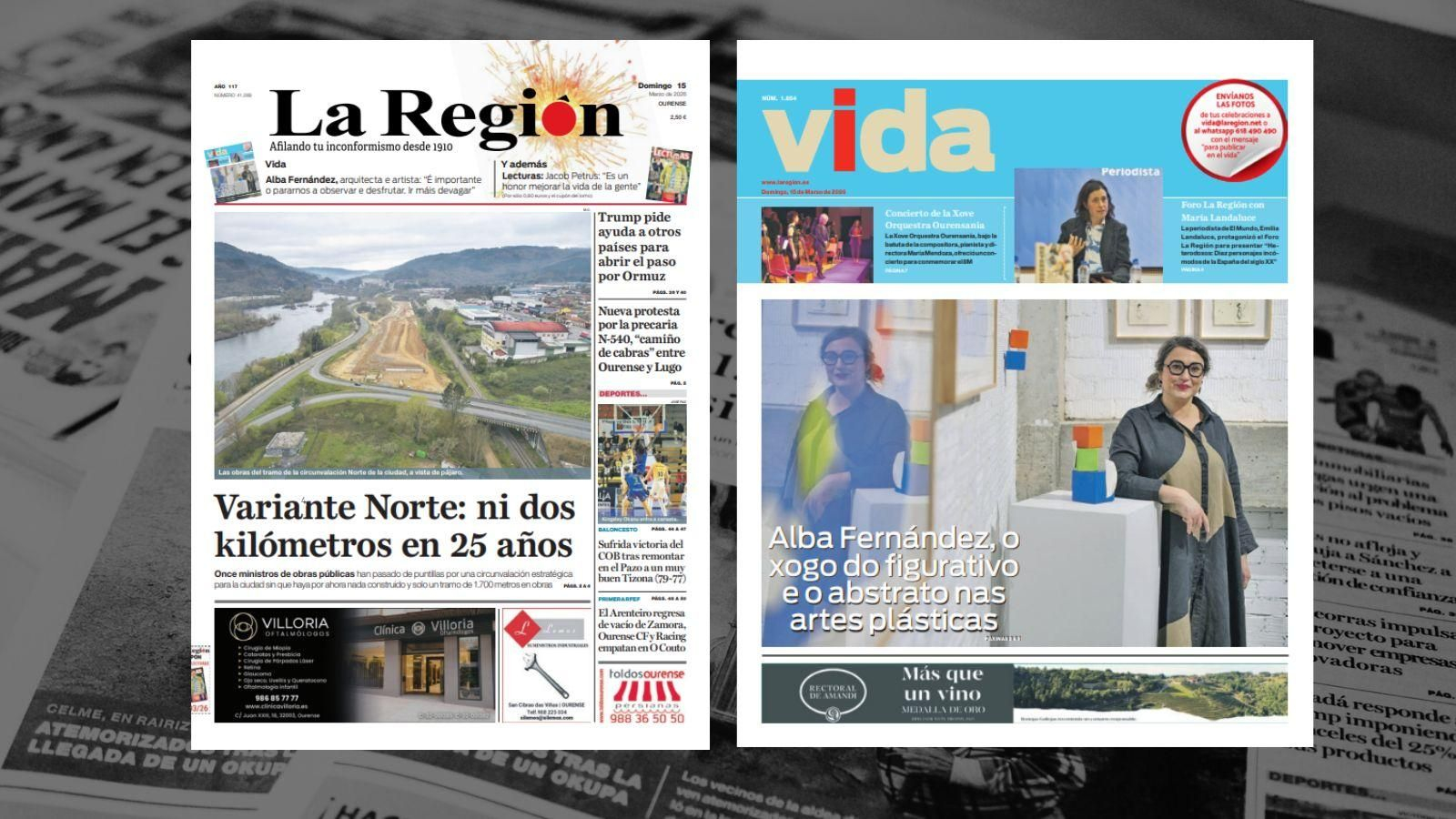 Los titulares de La Región de este sábado, 15 de marzo