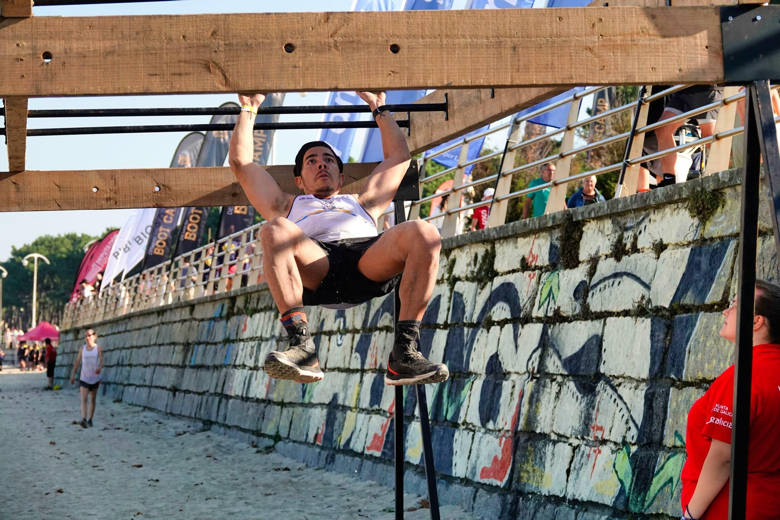 Participantes en el desafío Boot Camp en Samil.