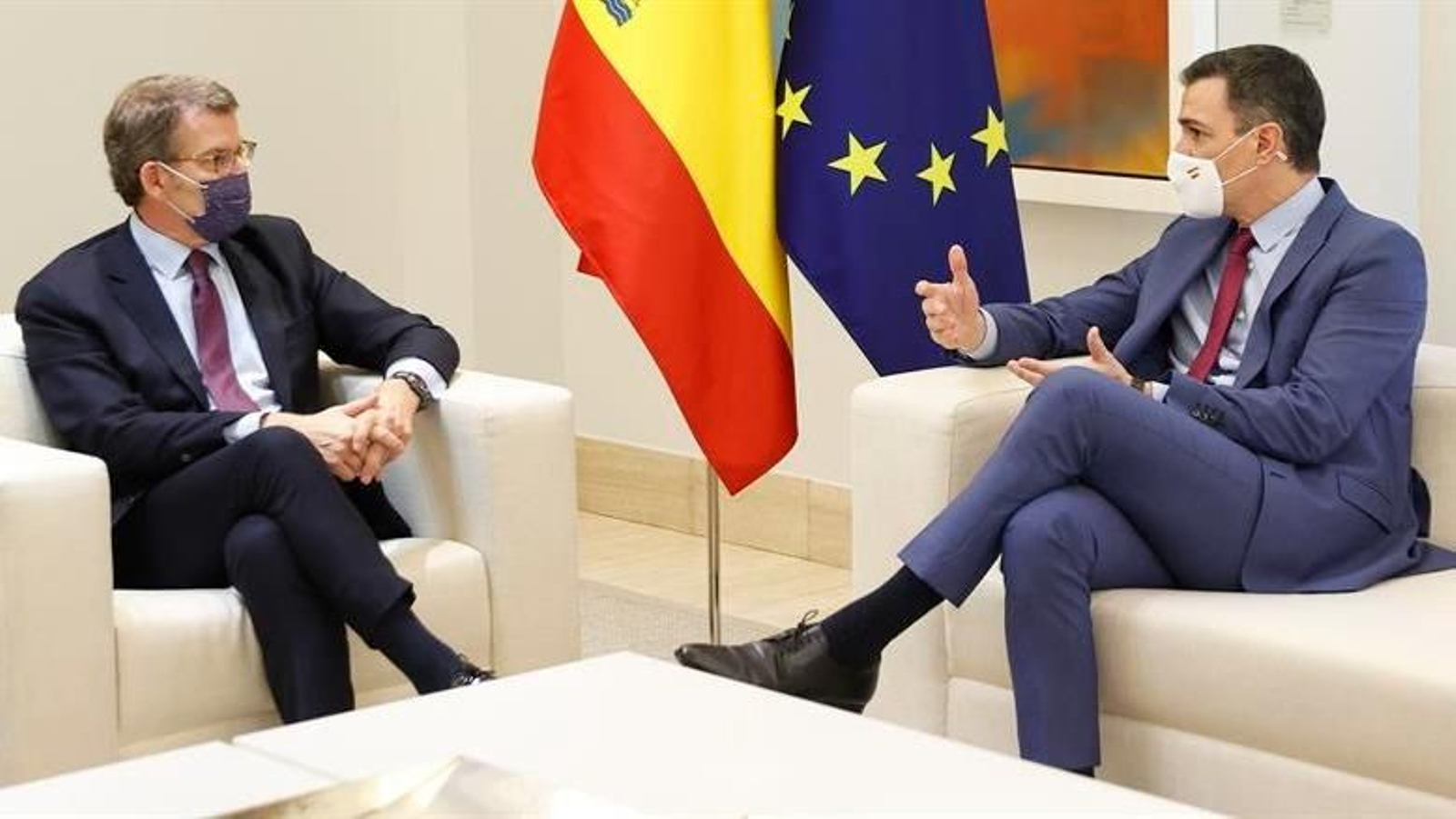 Núñez Feijóo y Pedro Sánchez (EFE).