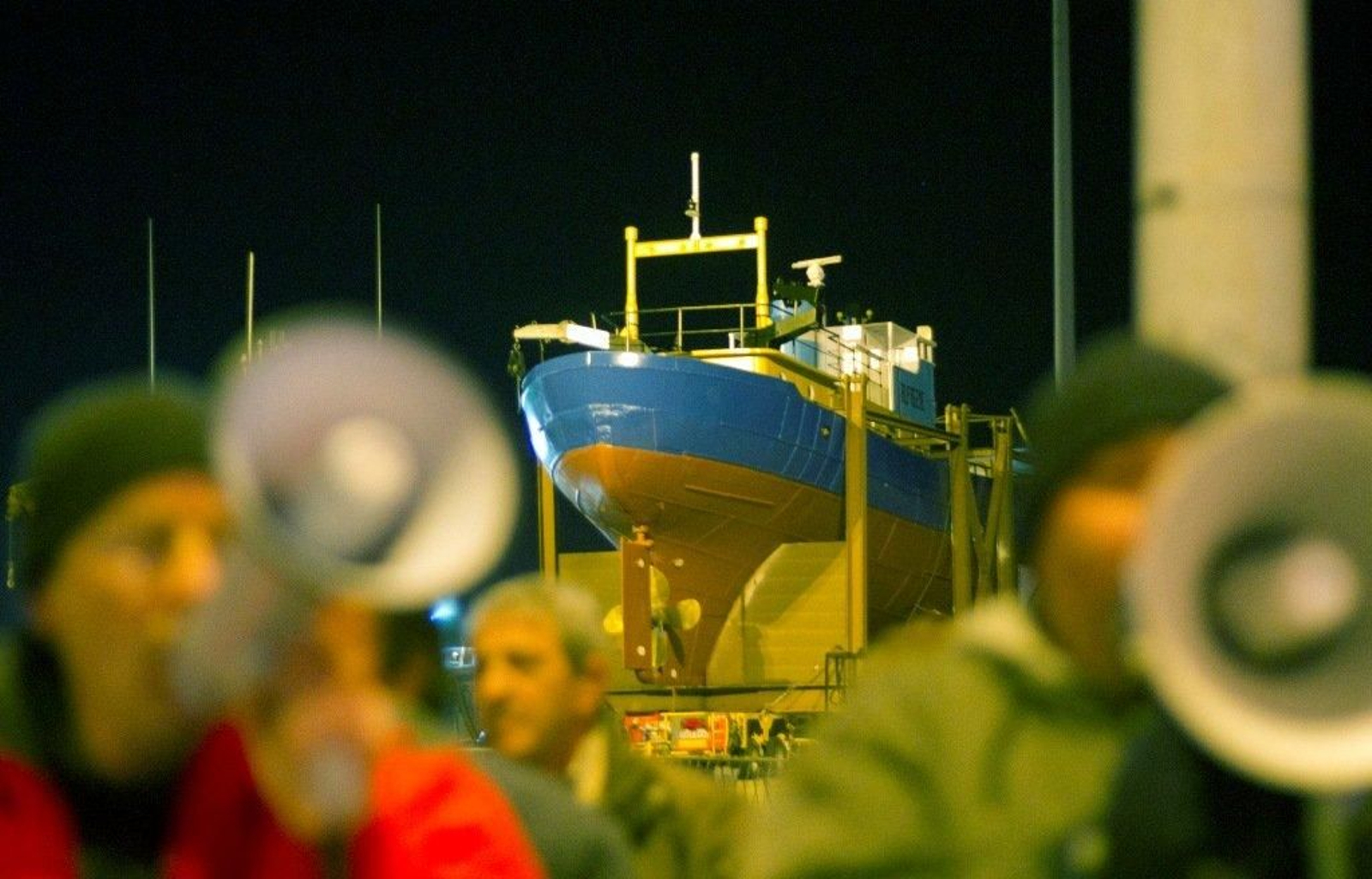 Traslado del barco Alfageme a Coia Foto Lanfoco 6