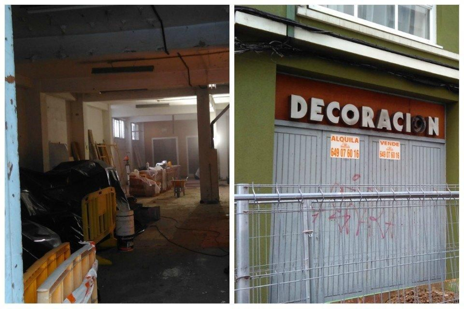 En este bajo de 400 metros cuadrados de la calle Noia, Amancio Ortega comenzó a fabricar sus primeras marcas.