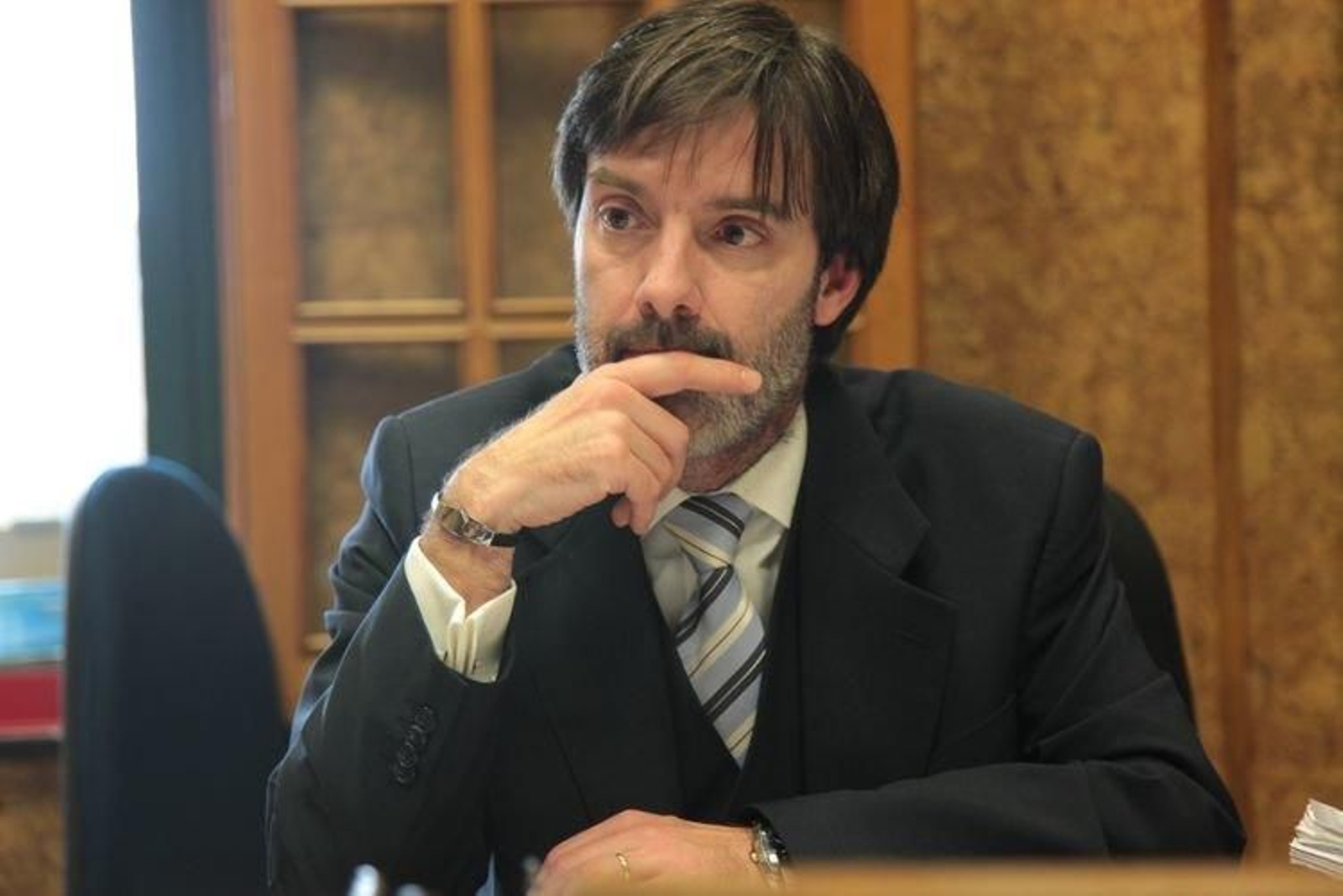 El nuevo juez decano de Ourense, Leonardo Álvarez. (JOSÉ PAZ)