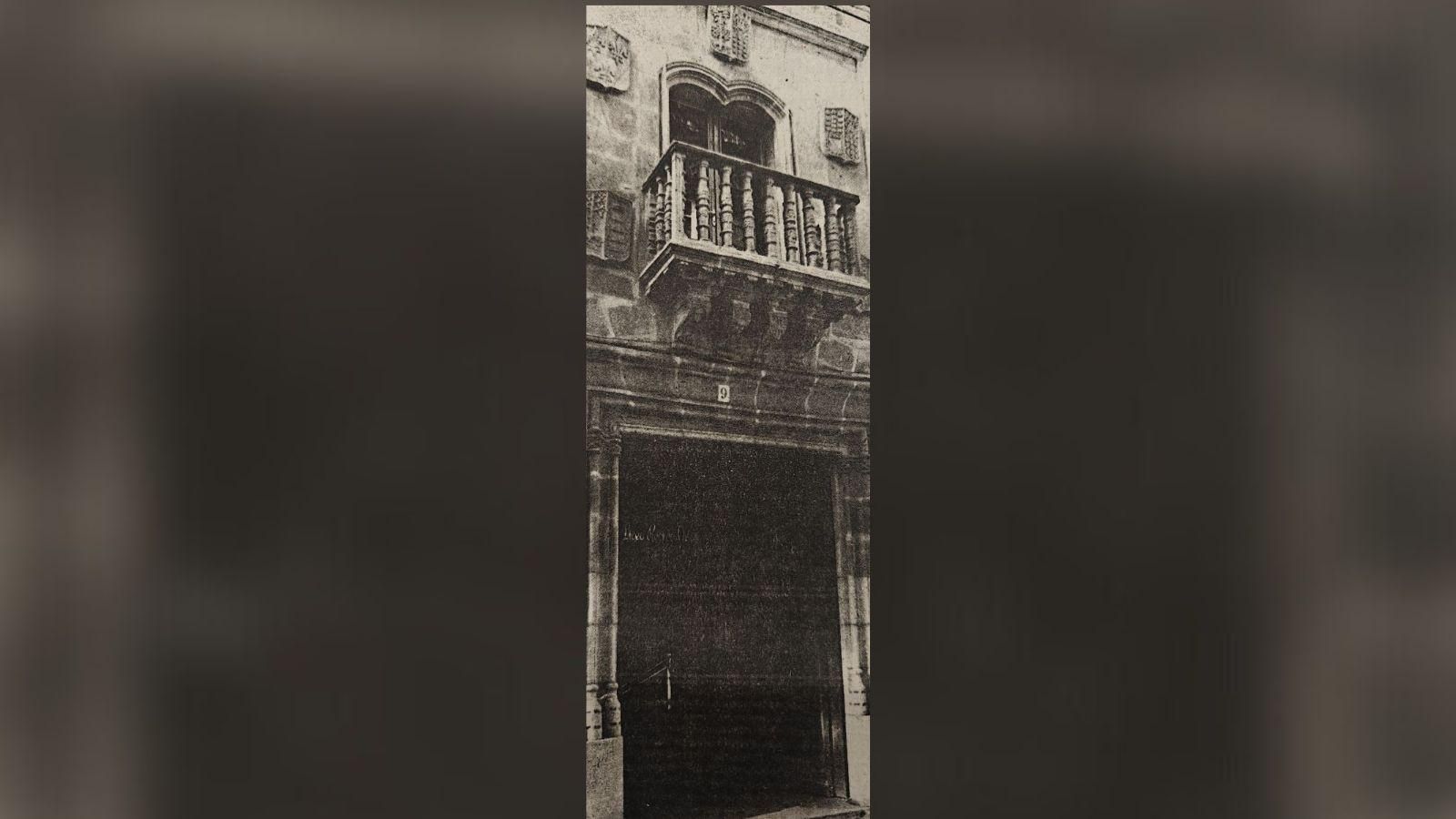 Entrada principal del Liceo Recreo Orensano.
