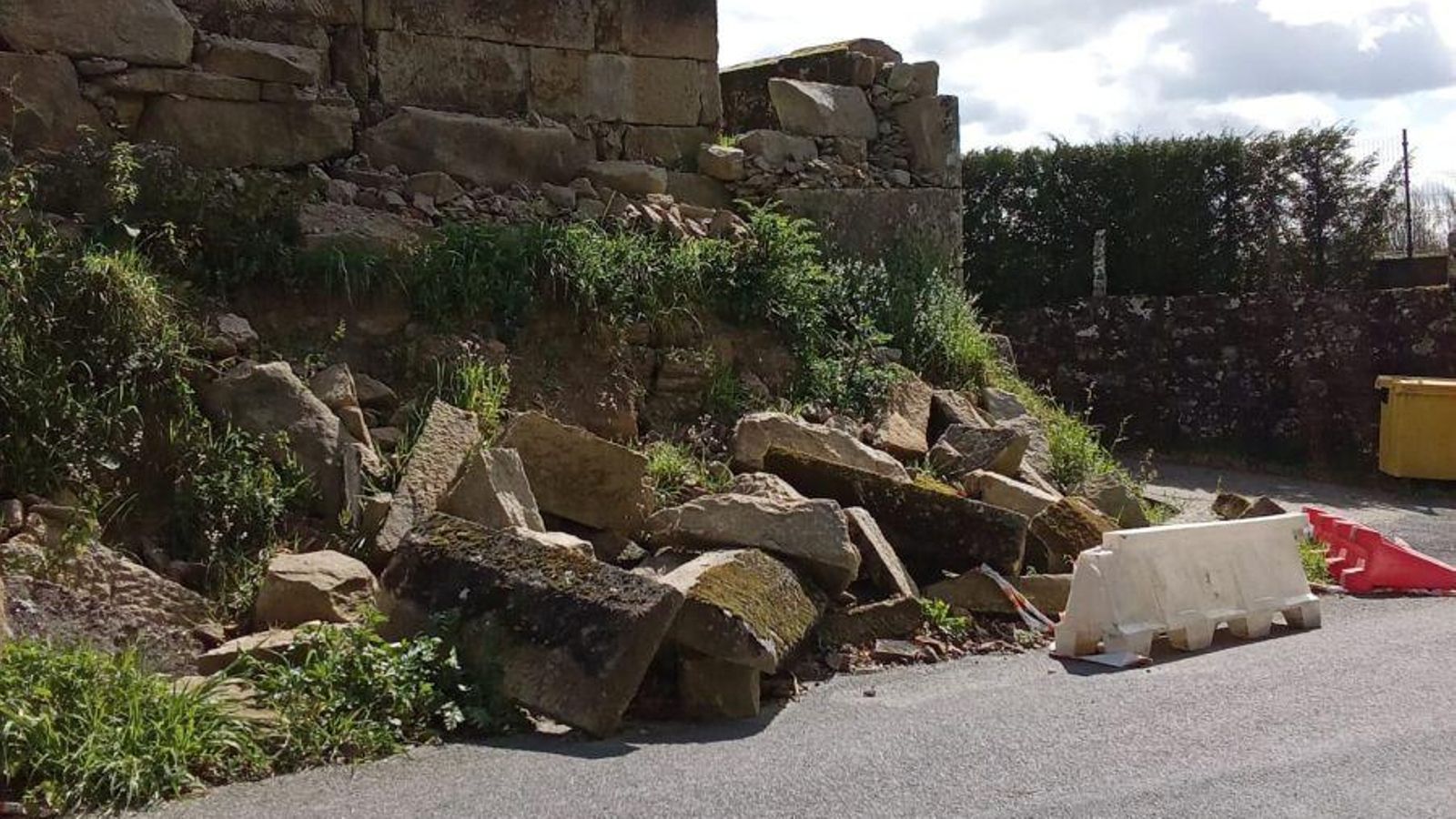 Fotografía del muro