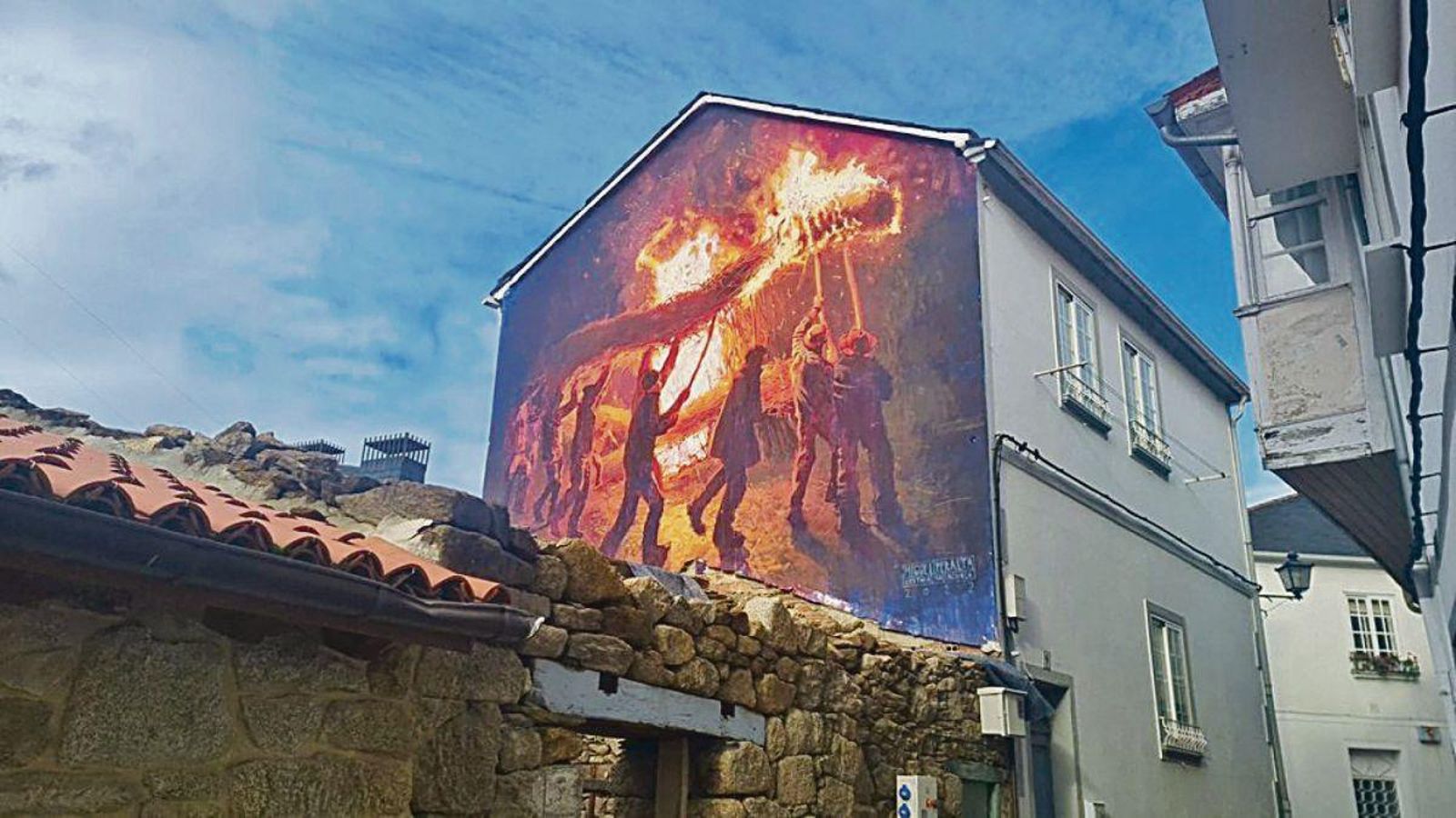 La quema del fachón. R.M.