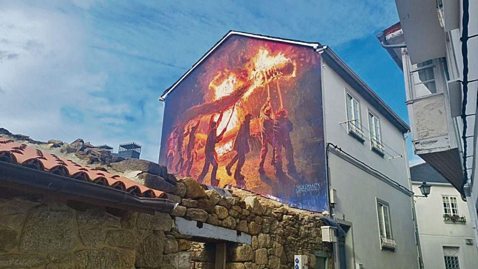 La quema del fachón. R.M.