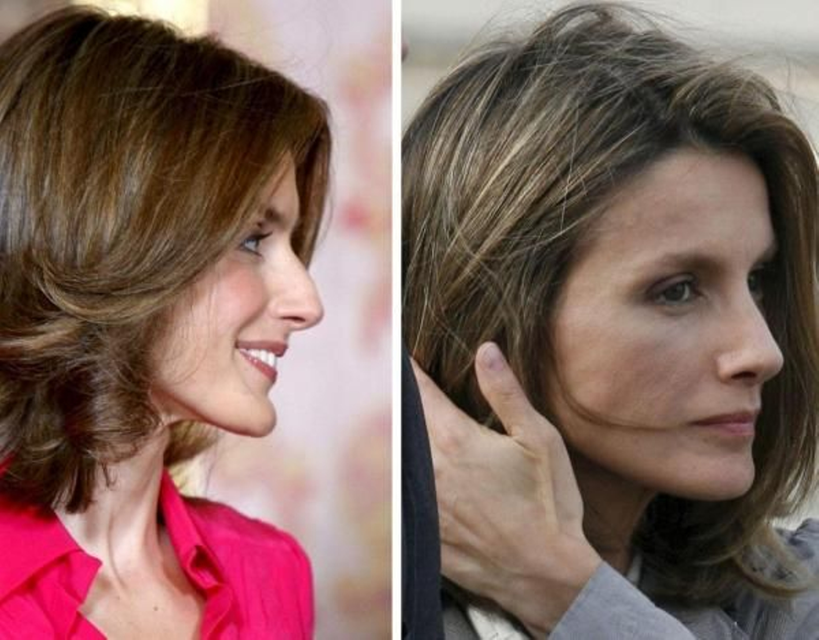 El 'antes' y el 'después' de la princesa Letizia. (Foto: Archivo )