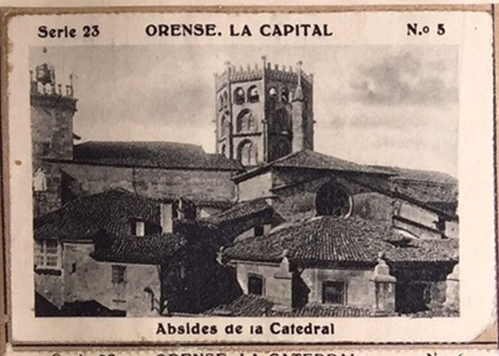 Cromo de las “Bellezas de Galicia”.
