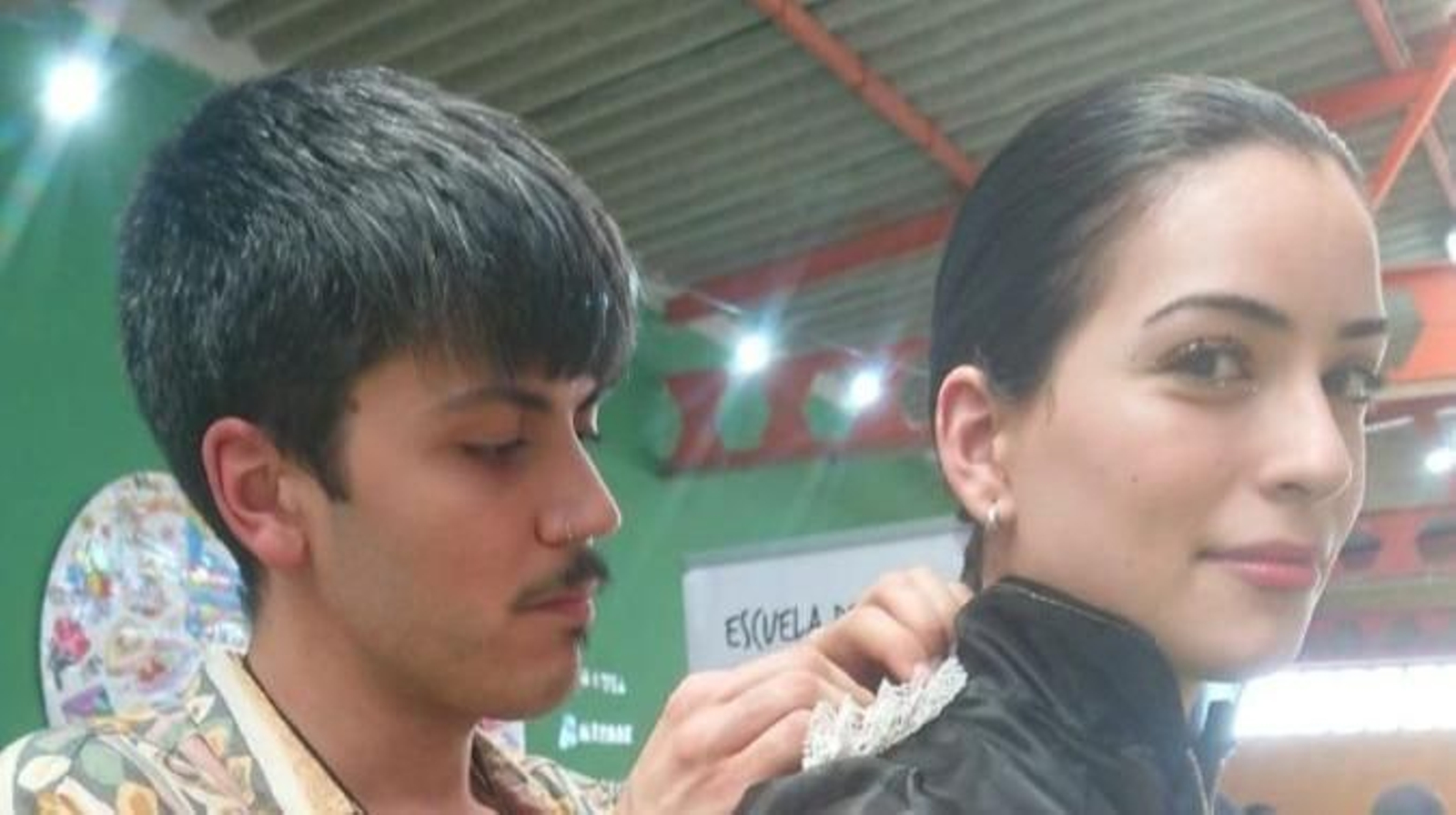 Josu en plena faena.