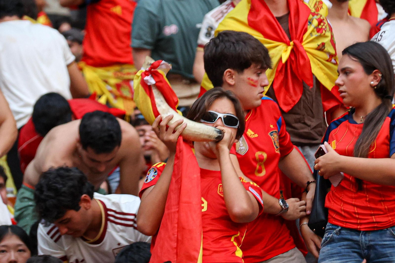 Galería | Vigo celebra la victoria de España en el Mundial 2026