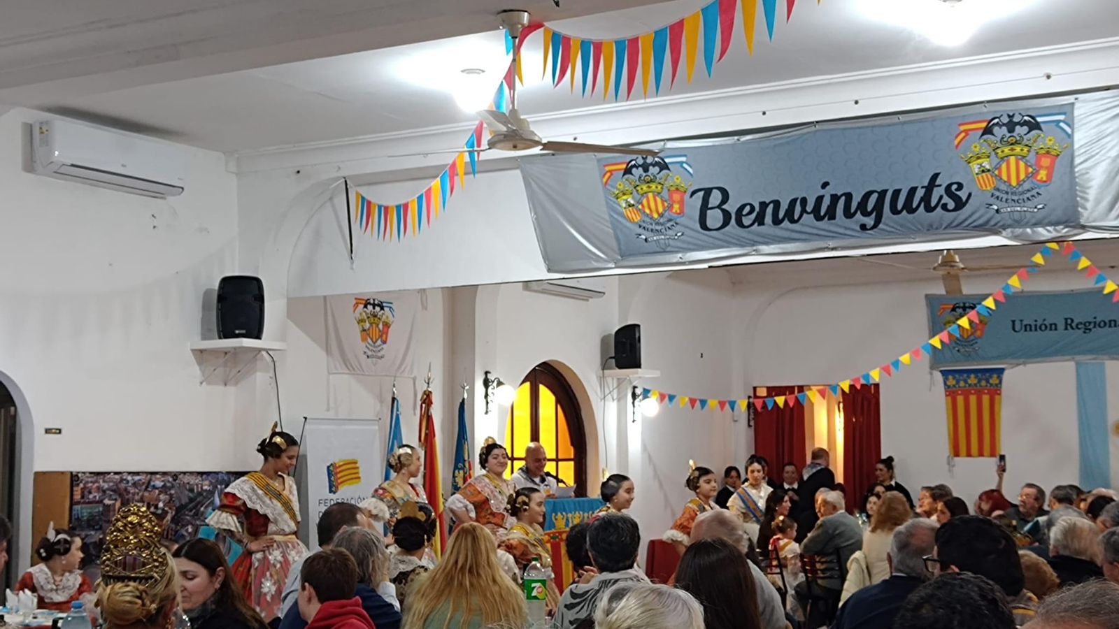 Fiesta durante el encuentro