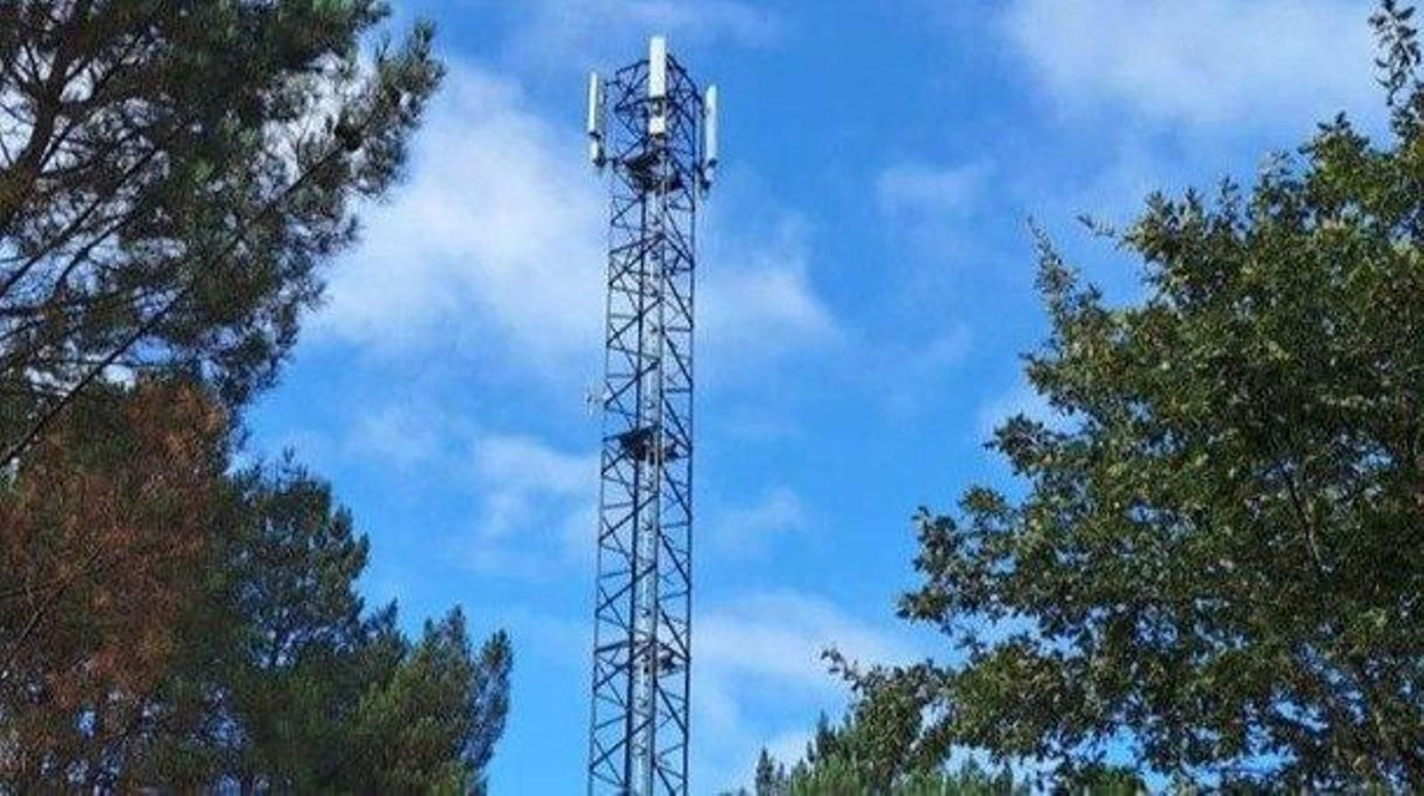 Una antena ubicada en la provincia de Ourense.
