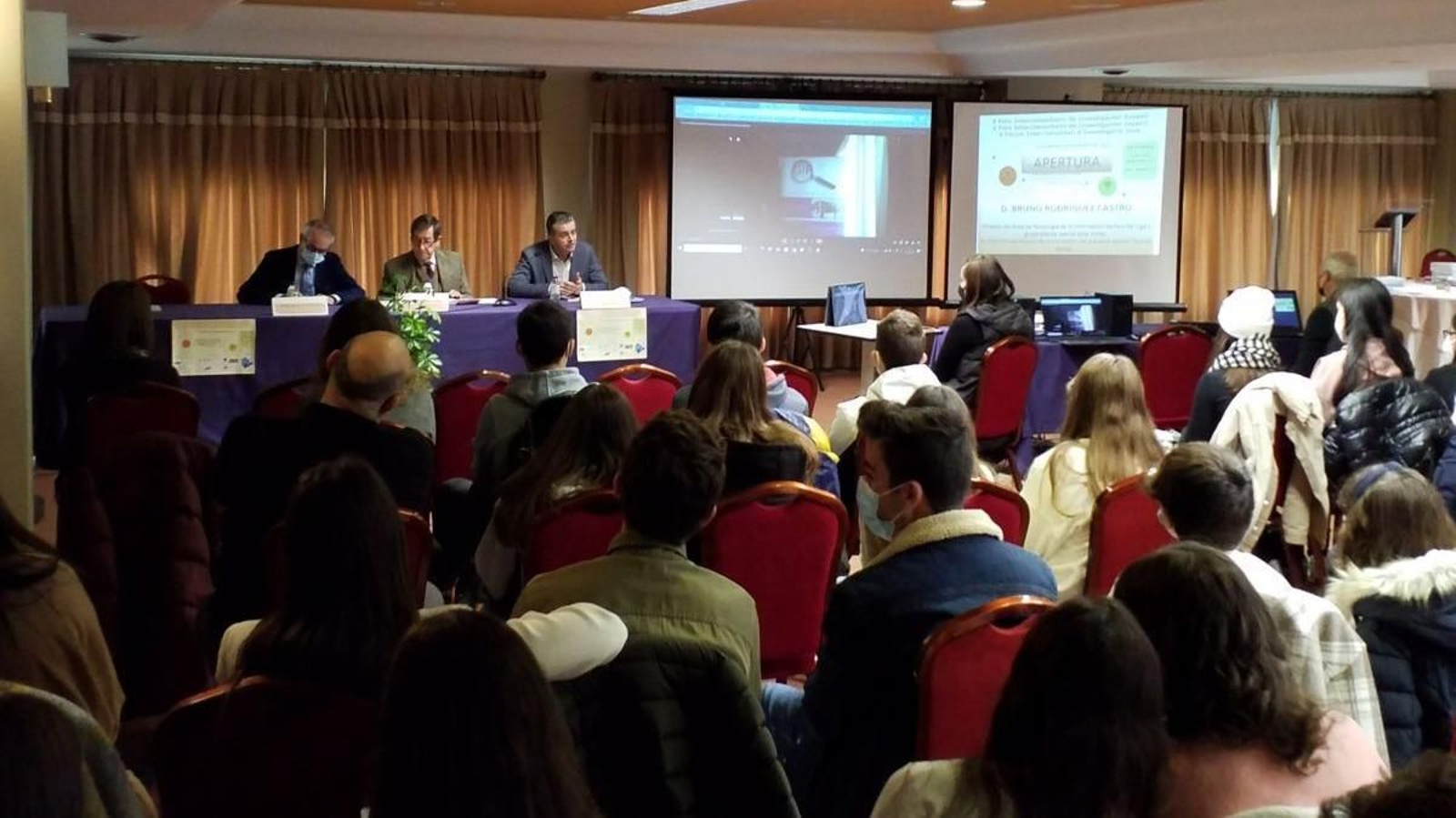 Inauguración del Foro Intercomunitario el pasado año, en el Hotel Coia.