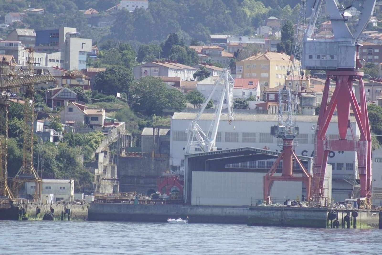 Las instalaciones de Vulcano, vacías desde hace semanas, tras la entrega del último barco y el inicio del proceso de liquidación, en marcha.