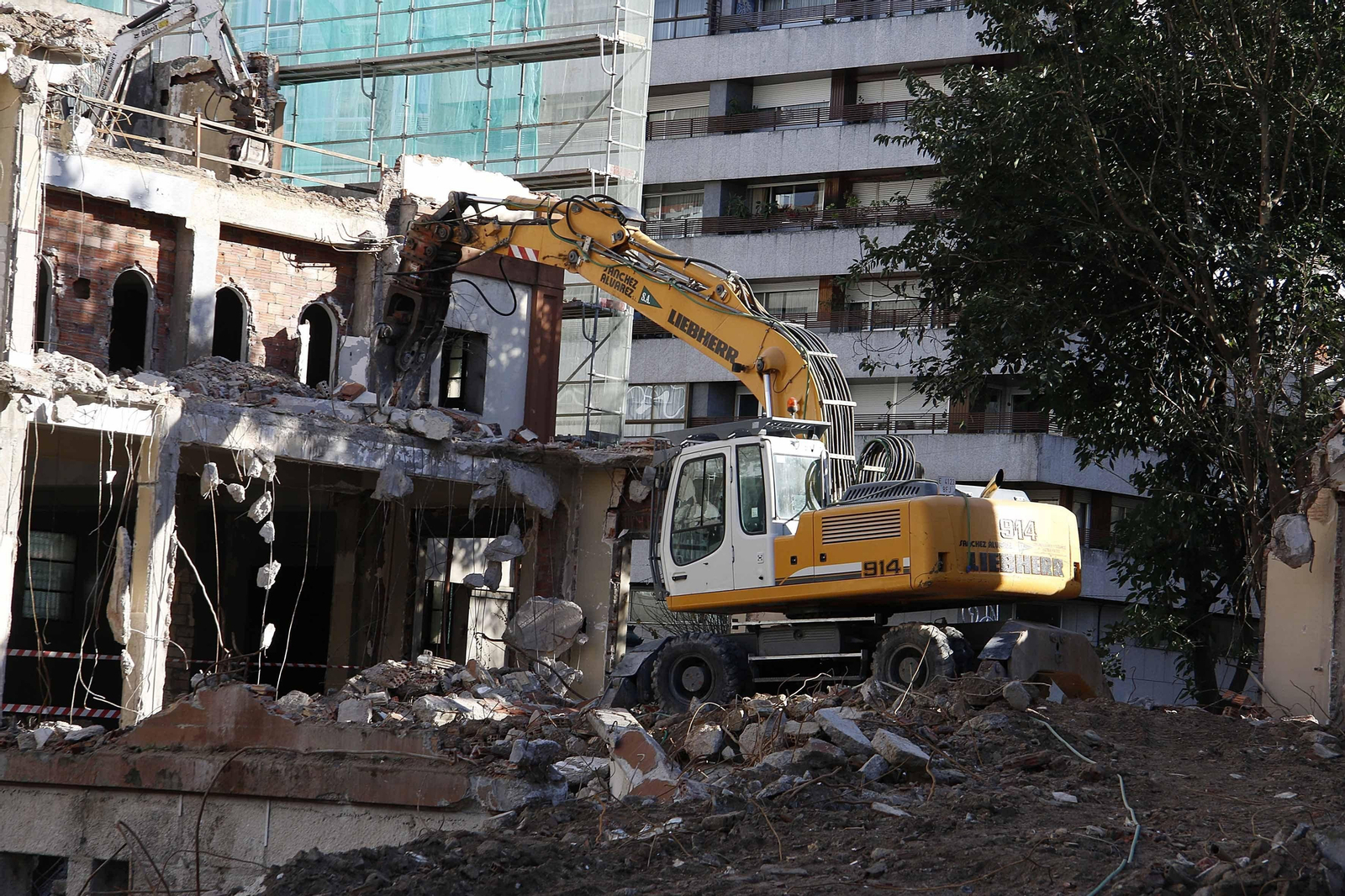 Las máquinas, que hicieron un parón ayer, por las fiestas navideñas, trabajaron toda la semana.