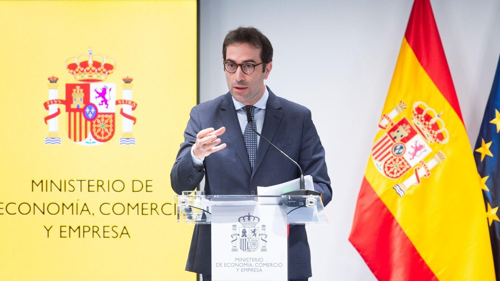 El ministro de Economía, Comercio y Empresa, Carlos Cuerpo.