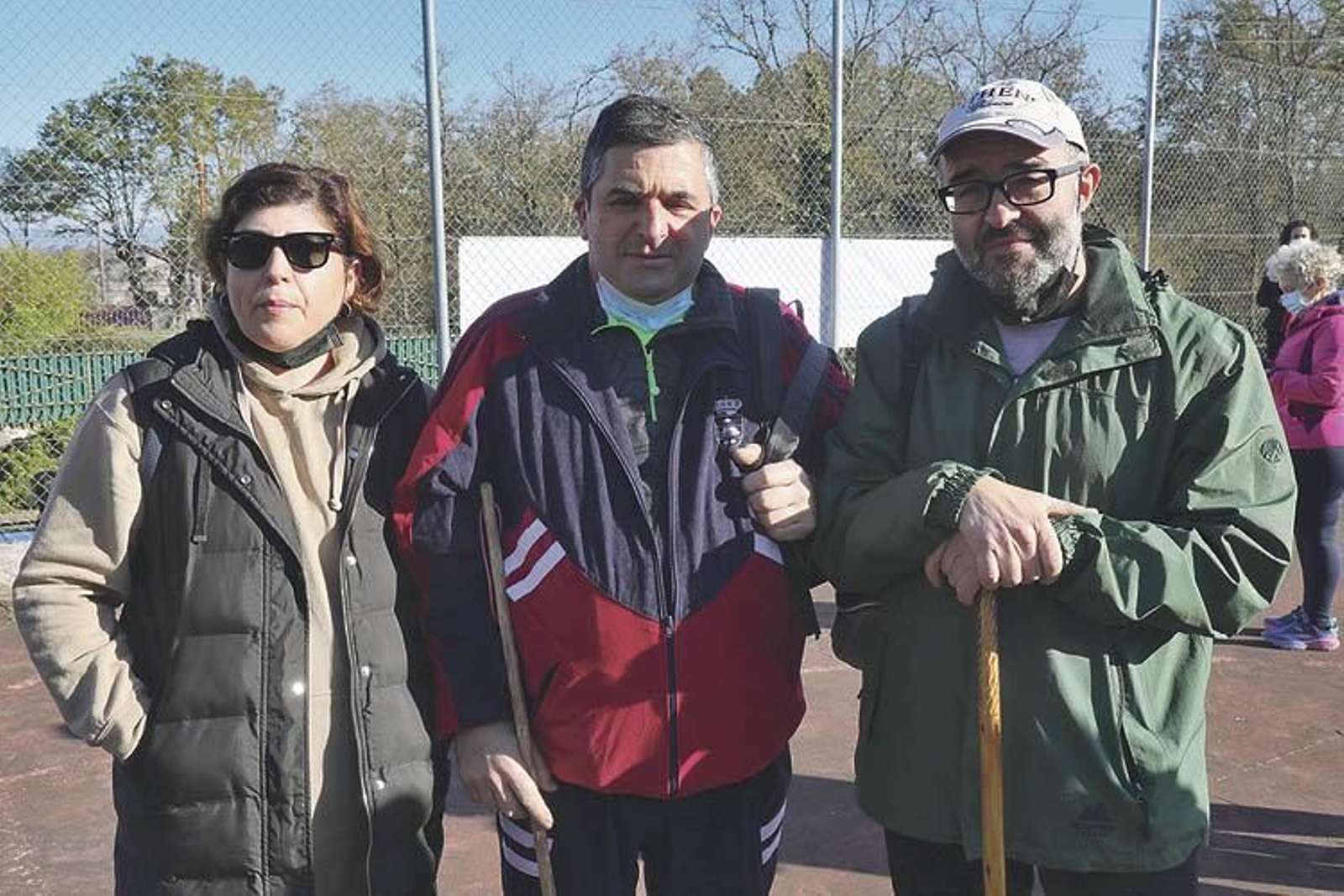 Ana, Daniel y Antón.