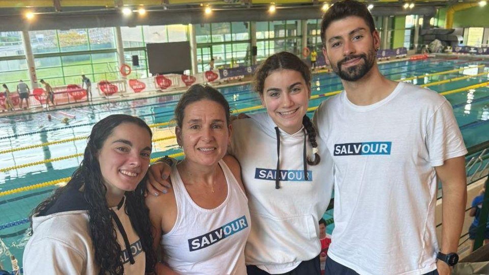 Representantes del Club Salvour durante la jornada.