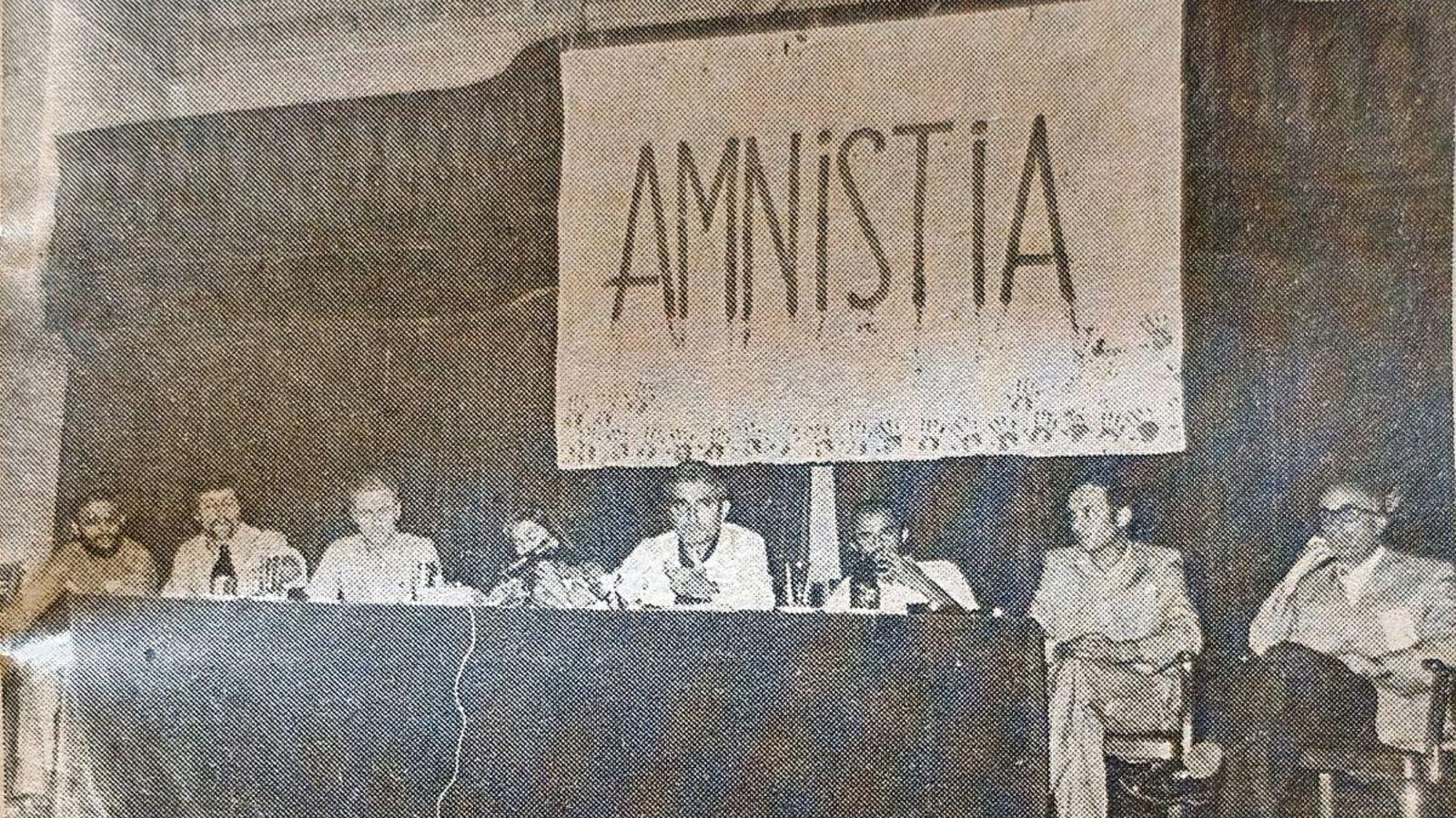 Mesa redonda sobre la amnistía en el Liceo.