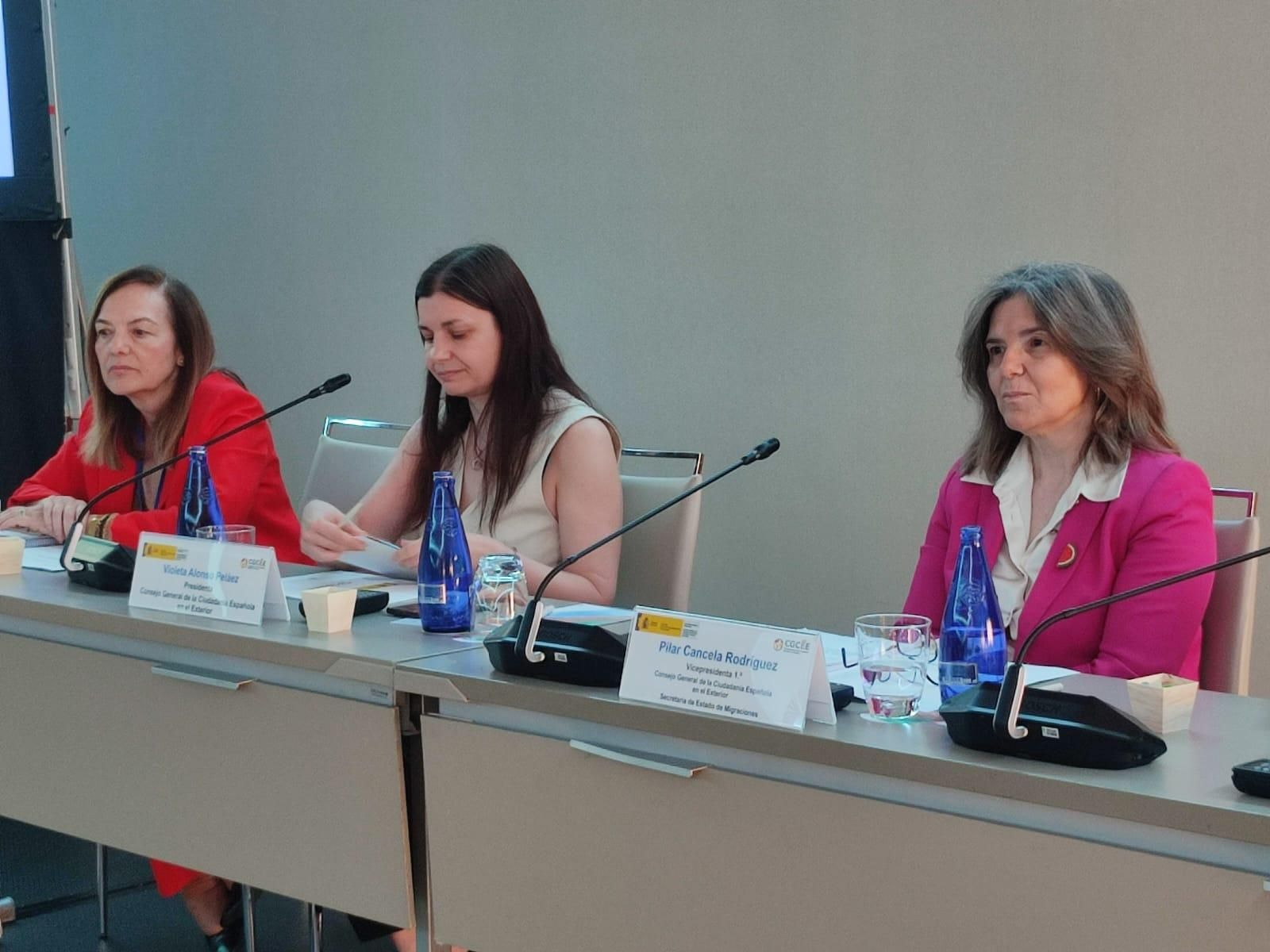 Violeta Alonso durante su intervención