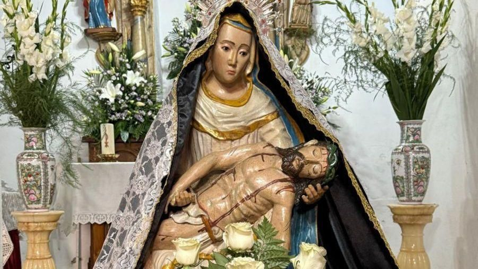 Imagen de la Virgen de los Dolores.
