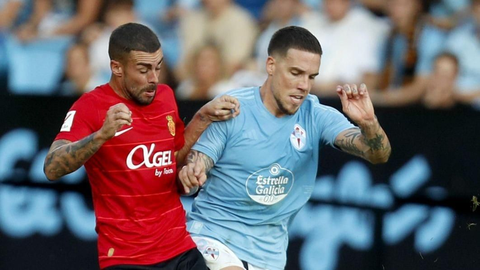 Mihailo Ristic debutó el pasado sábado con el Celta y ofreció un buen rendimiento.