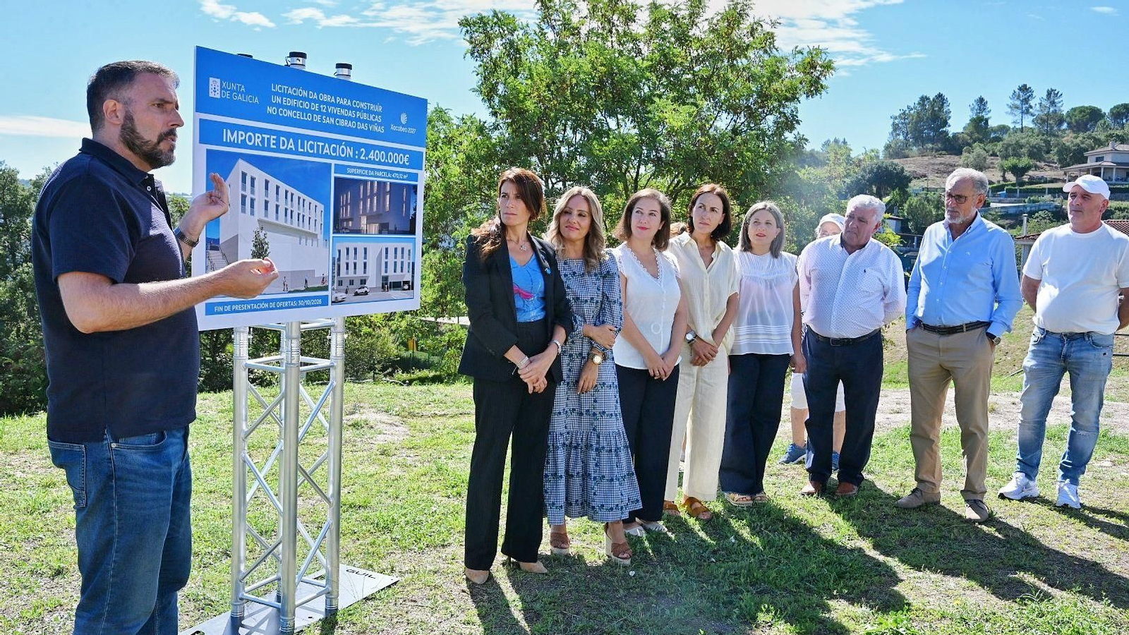 La presentación de la licitación de la obra