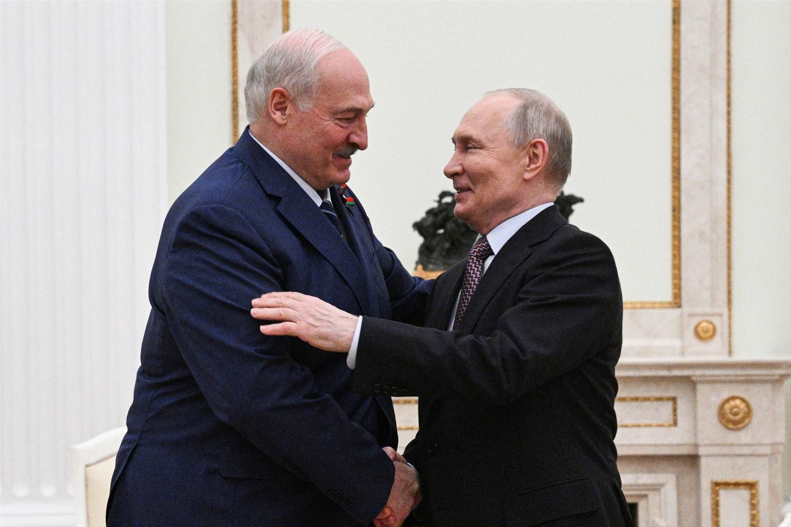 Los presidentes de Rusia y Bielorrusia