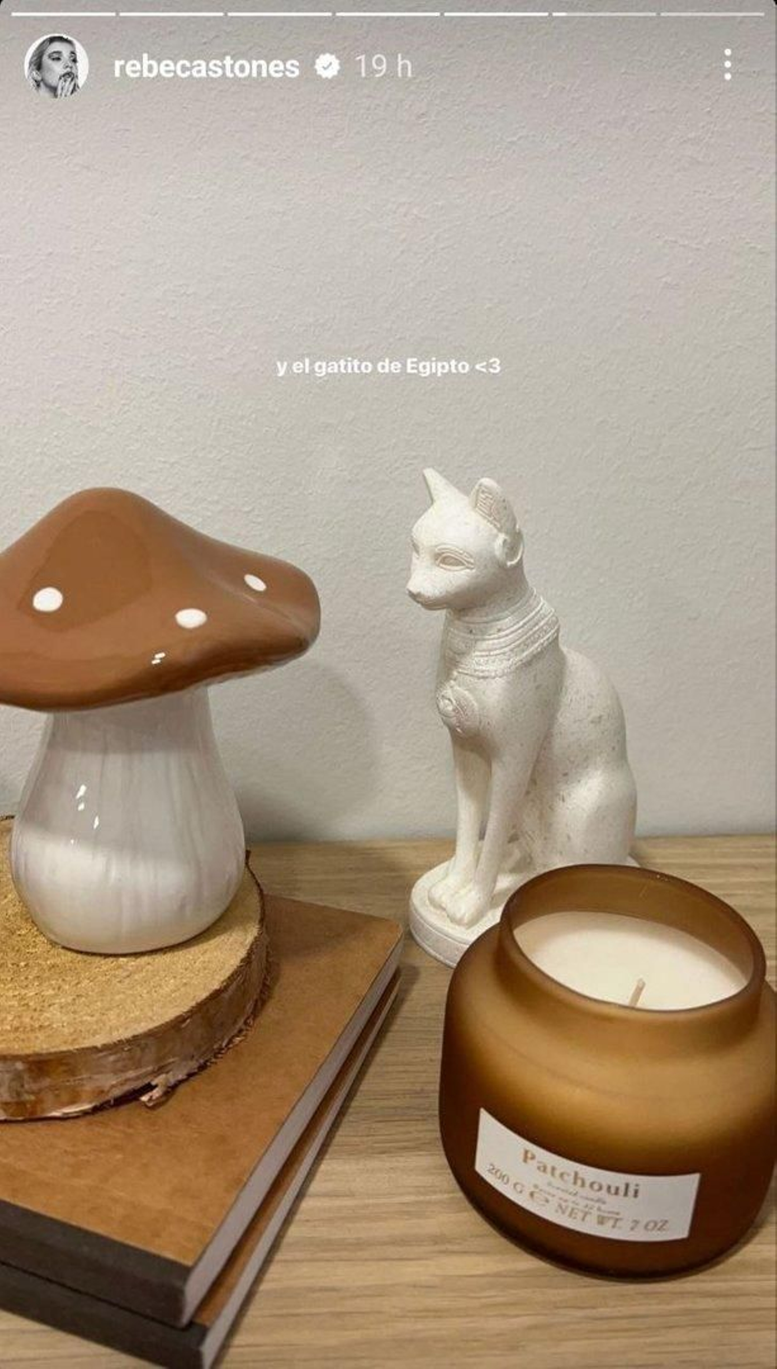 El recuerdo de Egipto. // Instagram (@rebecastones)