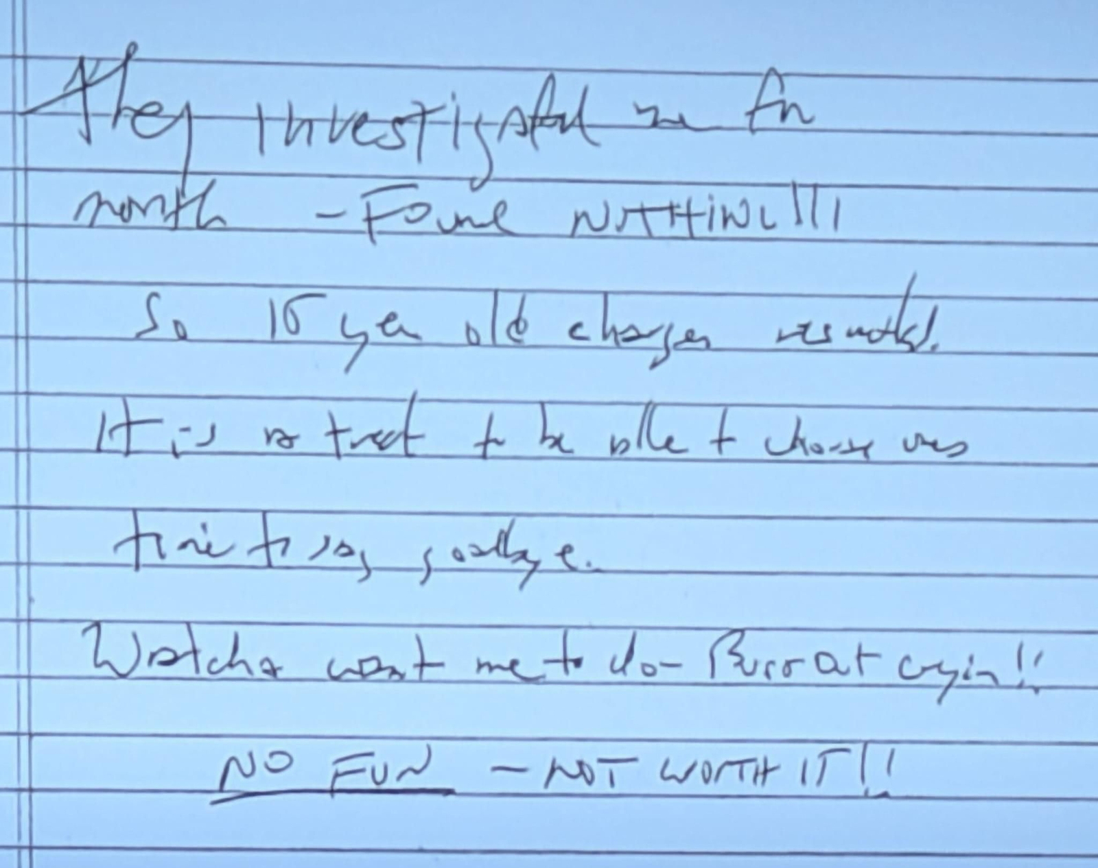 La supuesta nota de suicidio de Jeffrey Epstein