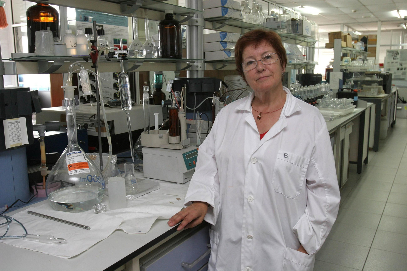 La oceanógrafa viguesa Aida Fernández, que falleció en 2015.