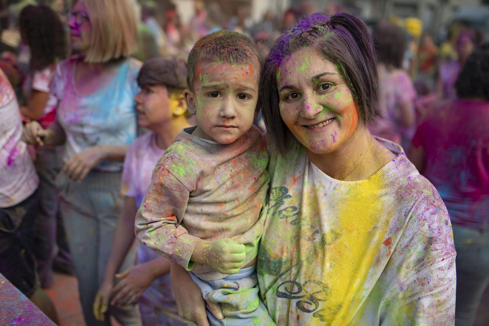 Galería | La fiesta de colores en Xinzo en imágenes