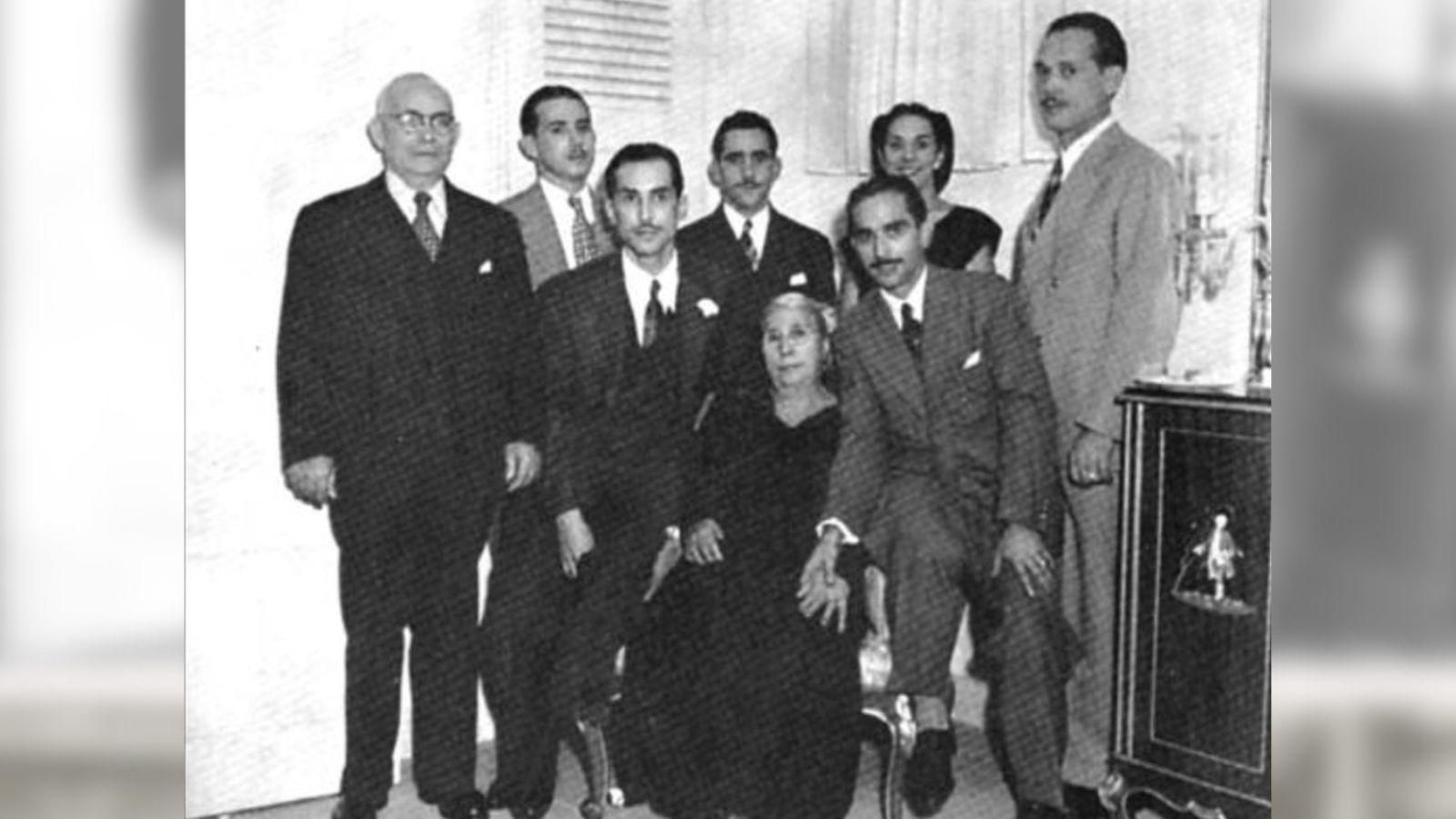 Foto familiar de Gómez Pato.